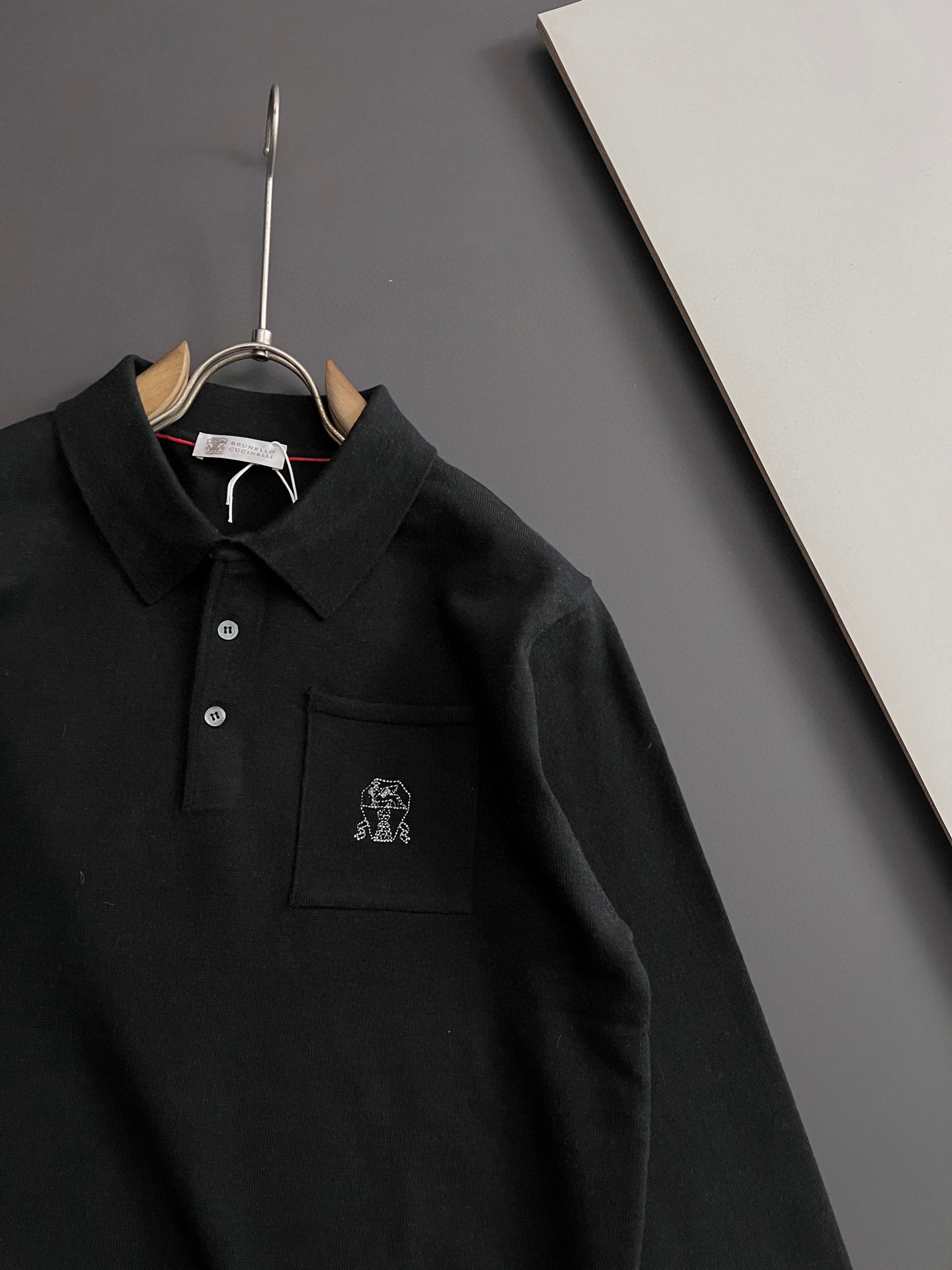 🌾BC*·🌟25FW秋冬打底翻领毛衣！高品质意大利进口面料，高密度针织，百搭毛衣，内搭衬衫都帅气十足！L