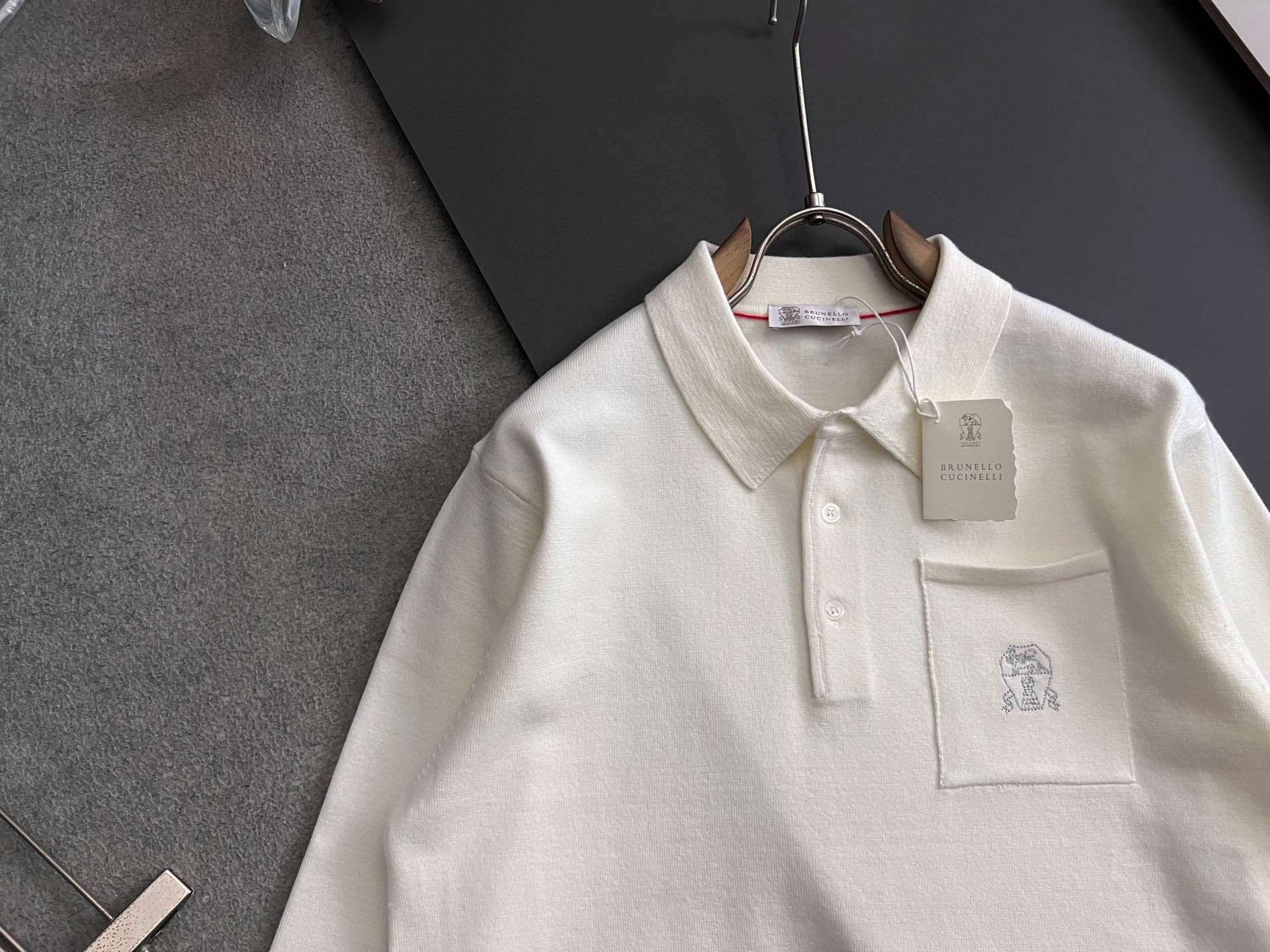 🌾BC*·🌟25FW秋冬打底翻领毛衣！高品质意大利进口面料，高密度针织，百搭毛衣，内搭衬衫都帅气十足！L