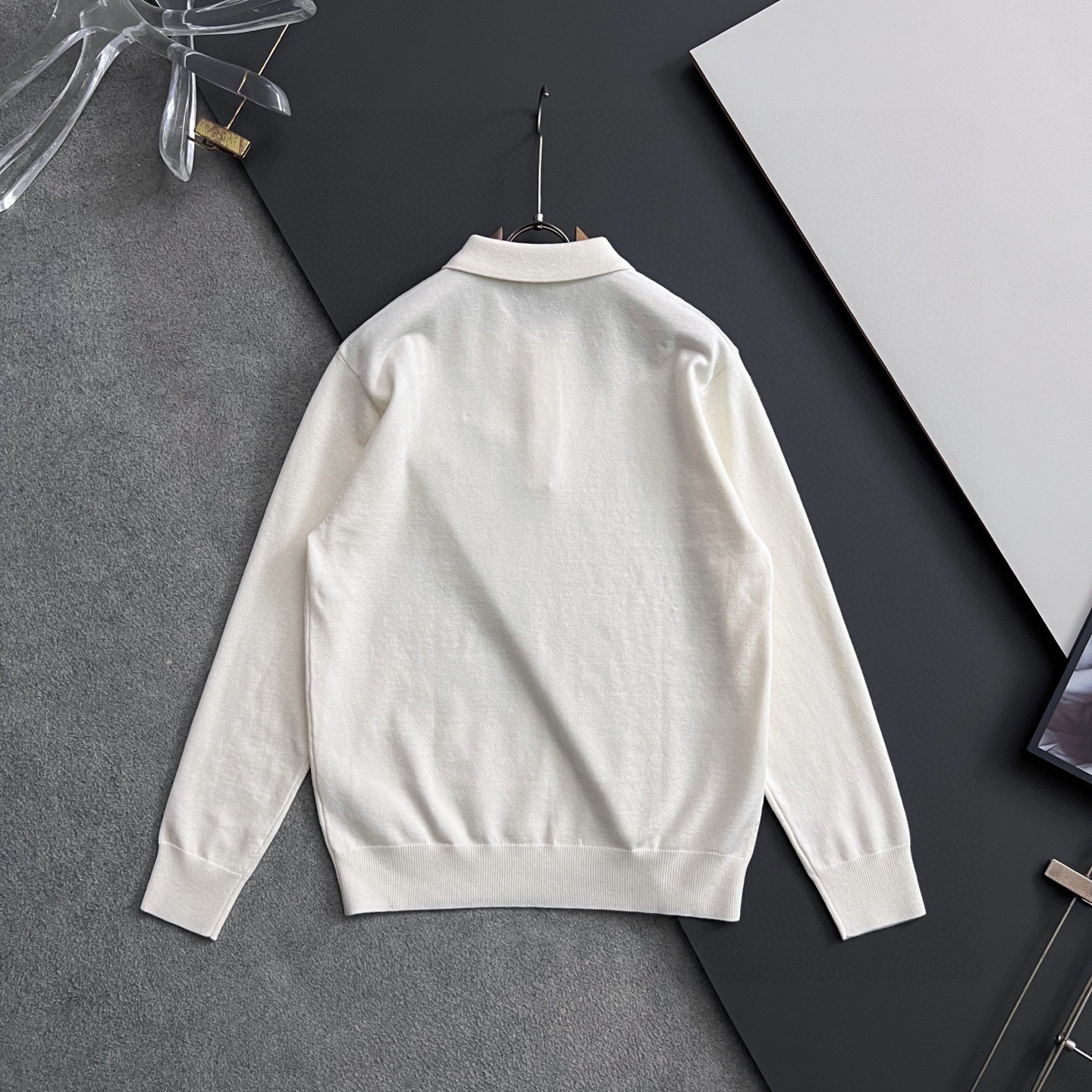 🌾Bur*·🌟25FW秋冬打底翻领毛衣！高品质意大利进口面料，高密度针织，百搭毛衣，内搭衬衫都帅气十足！