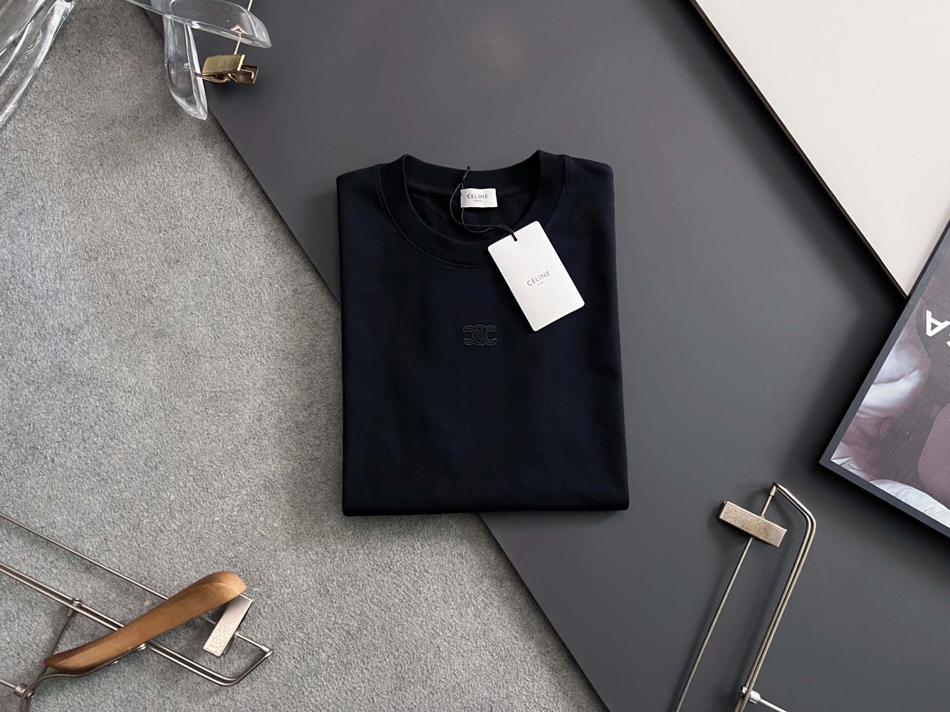 🌾Cel*2026Ss最新工艺短袖260g纯棉双纱爆款现货四季系列短袖，简约基础衣橱神器， 休闲百搭必备