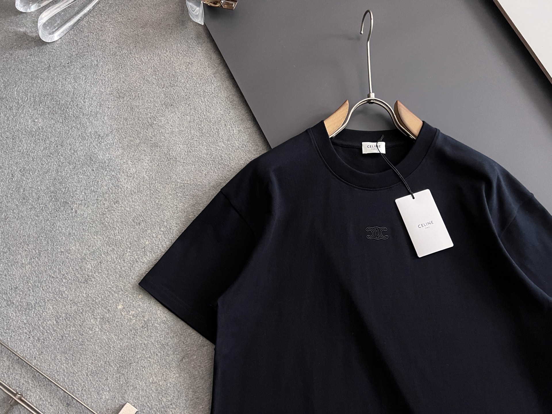 🌾Cel*2026Ss最新工艺短袖260g纯棉双纱爆款现货四季系列短袖，简约基础衣橱神器， 休闲百搭必备