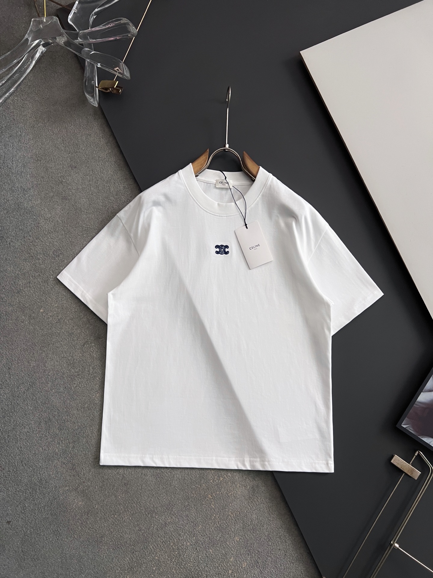 🌾Cel*2026Ss最新工艺短袖260g纯棉双纱爆款现货四季系列短袖，简约基础衣橱神器， 休闲百搭必备