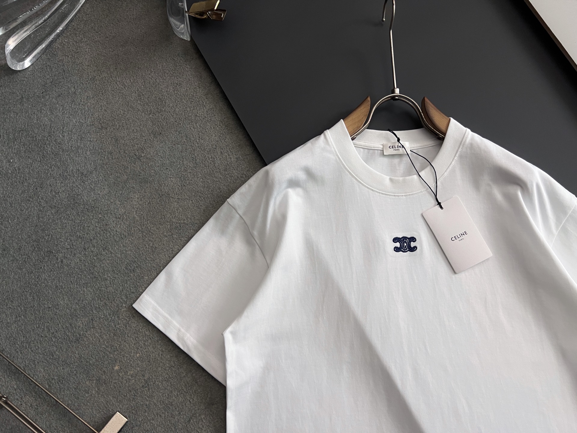 🌾Cel*2026Ss最新工艺短袖260g纯棉双纱爆款现货四季系列短袖，简约基础衣橱神器， 休闲百搭必备