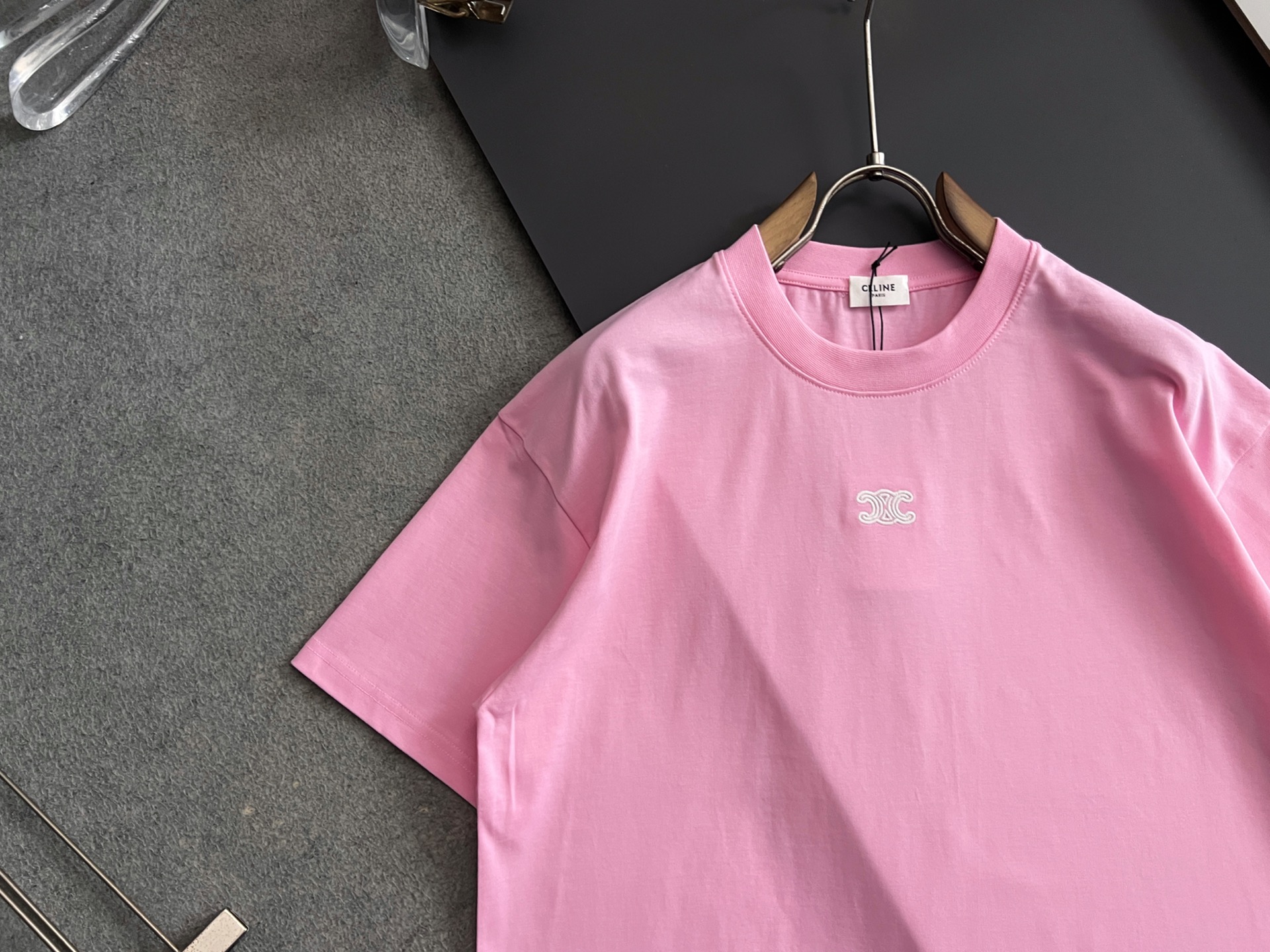 🌾Cel*2026Ss最新工艺短袖260g纯棉双纱爆款现货四季系列短袖，简约基础衣橱神器， 休闲百搭必备