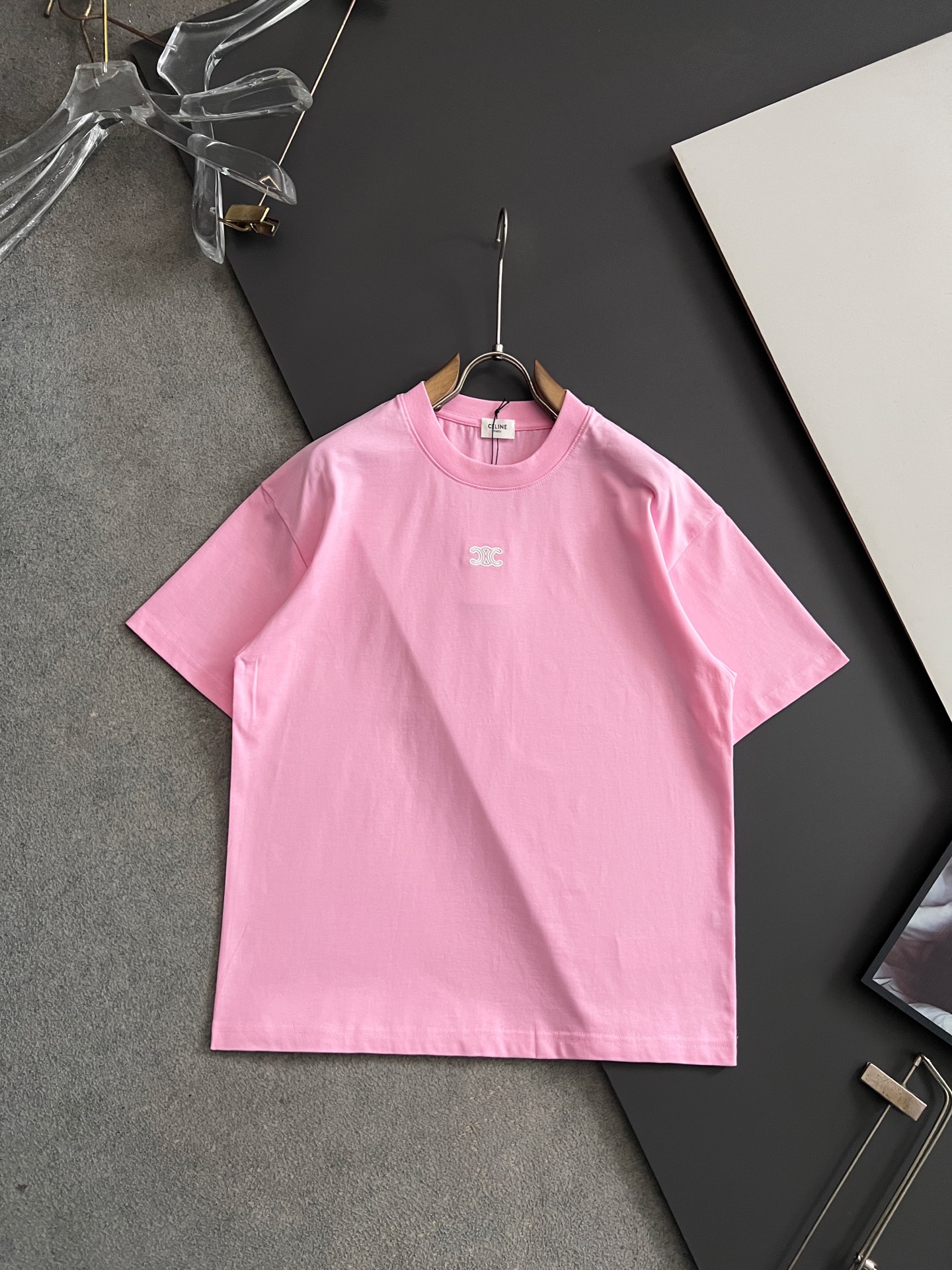🌾Cel*2026Ss最新工艺短袖260g纯棉双纱爆款现货四季系列短袖，简约基础衣橱神器， 休闲百搭必备