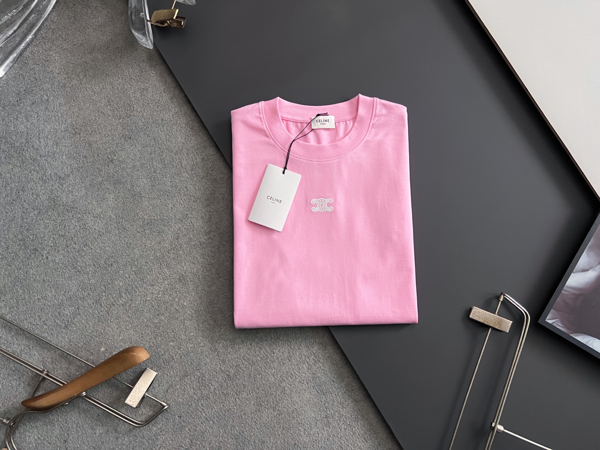 🌾Cel*2026Ss最新工艺短袖260g纯棉双纱爆款现货四季系列短袖，简约基础衣橱神器， 休闲百搭必备