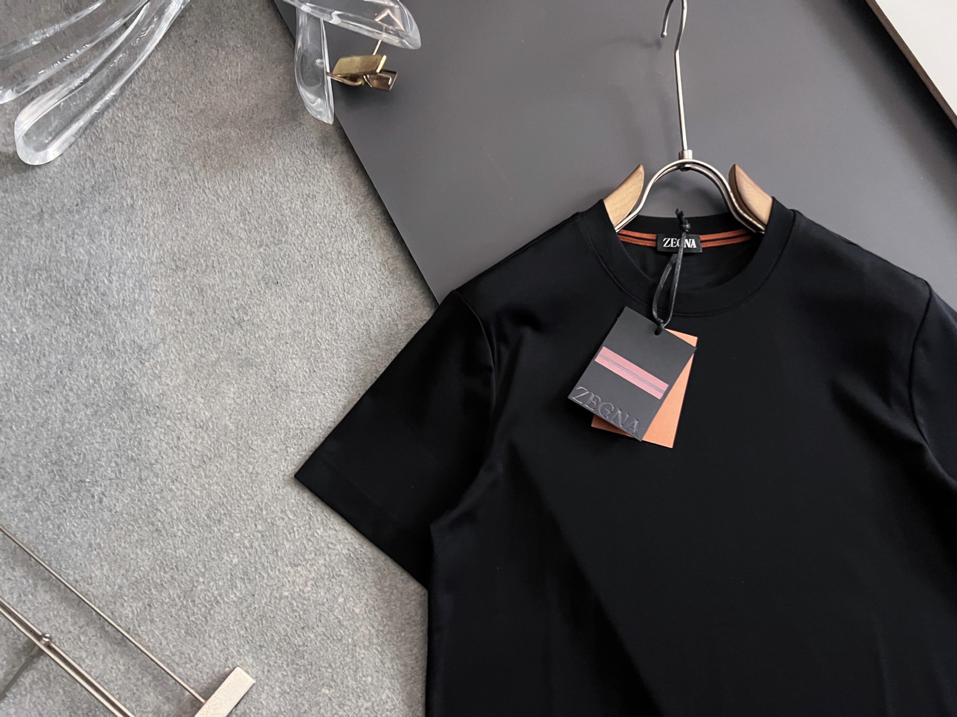 🌾Zegn*、双股丝光绝佳高品质进口牛奶丝T恤，渠道正品进口，定制丝光、特级面料，亲肤性绝佳，细节极致完