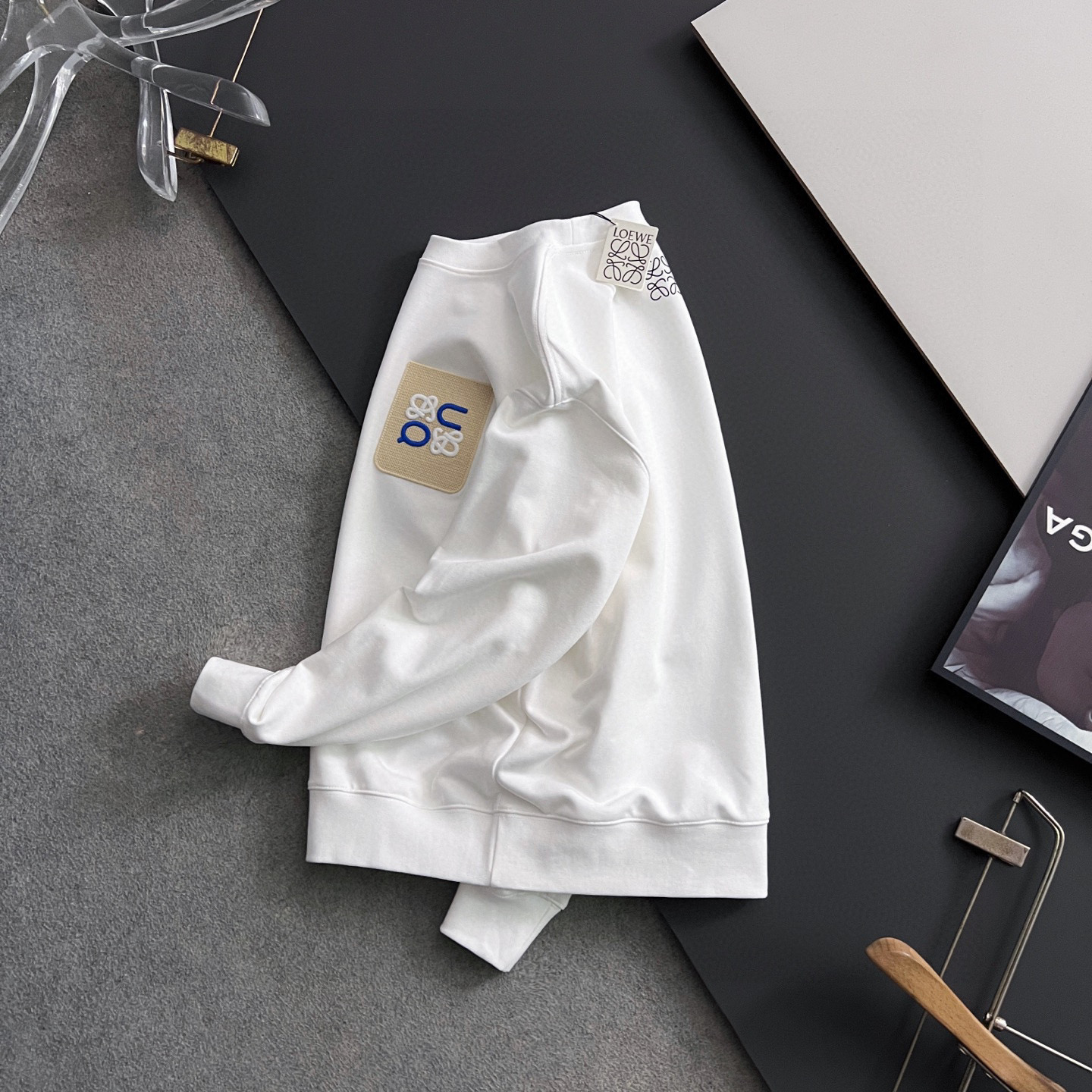 🌾Loe*🌟最高版｜独家 高端定制。 15年专业卫衣，无论是面料上还是版型上都是完美越级，精美工艺圆领款