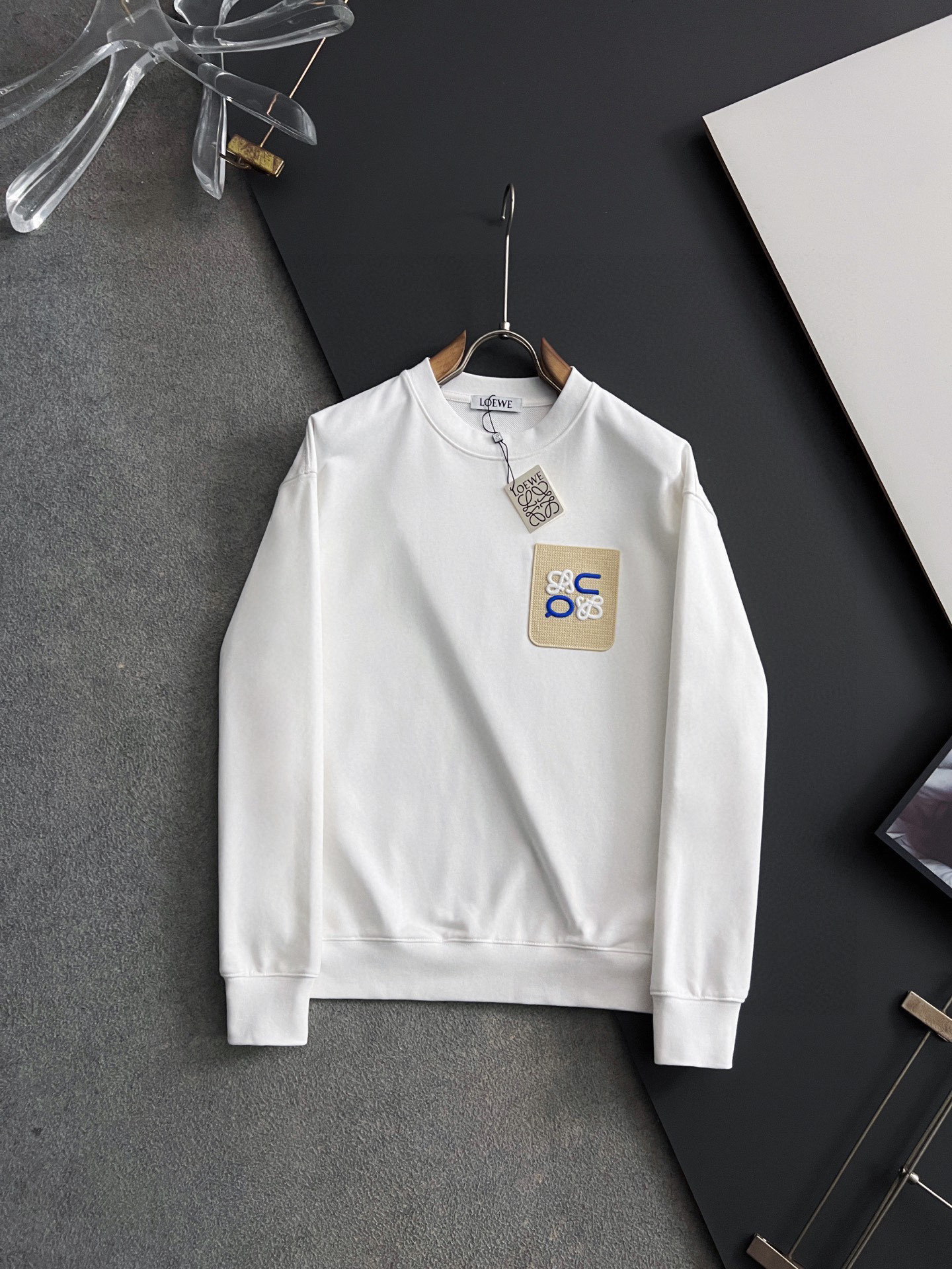 🌾Loe*🌟最高版｜独家 高端定制。 15年专业卫衣，无论是面料上还是版型上都是完美越级，精美工艺圆领款