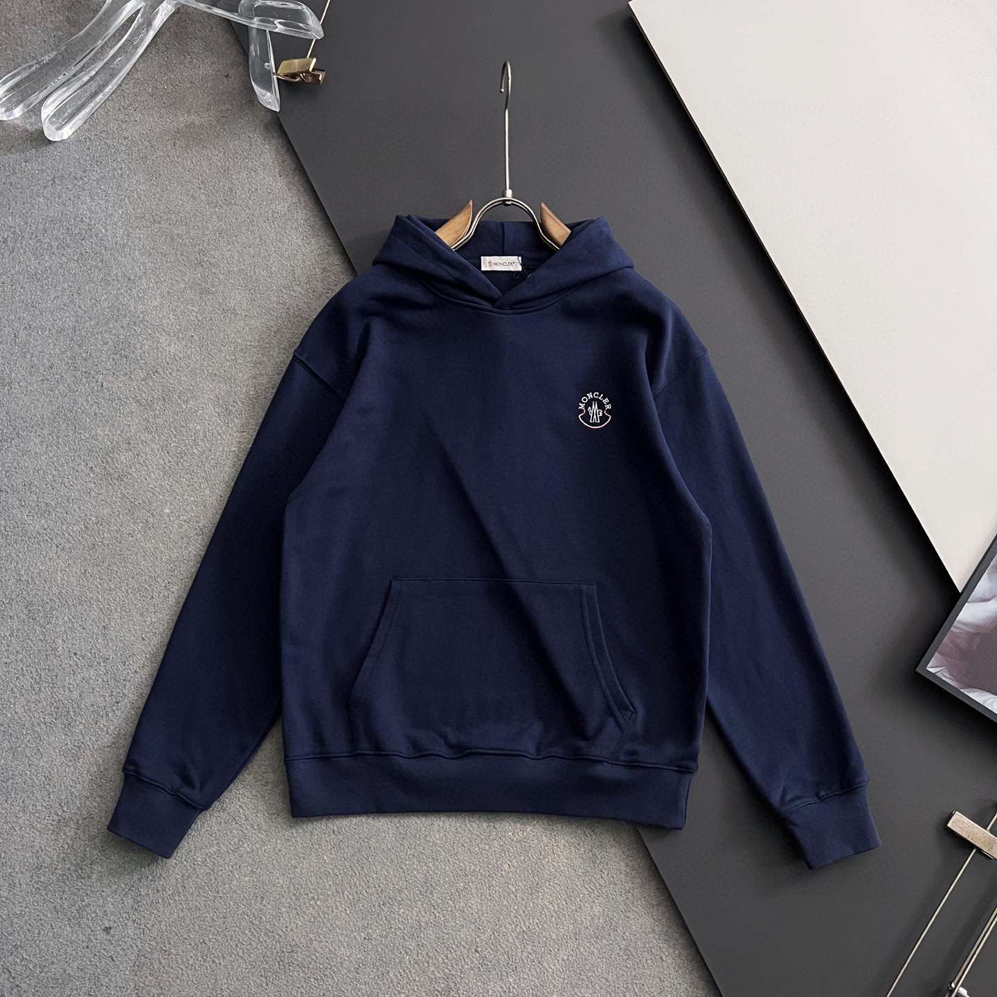 🌾套装Moncle*🌟｜2026独家定制开春春款380g休闲卫衣套装（穿上去还不臃肿） 不缩水，无尘，黑