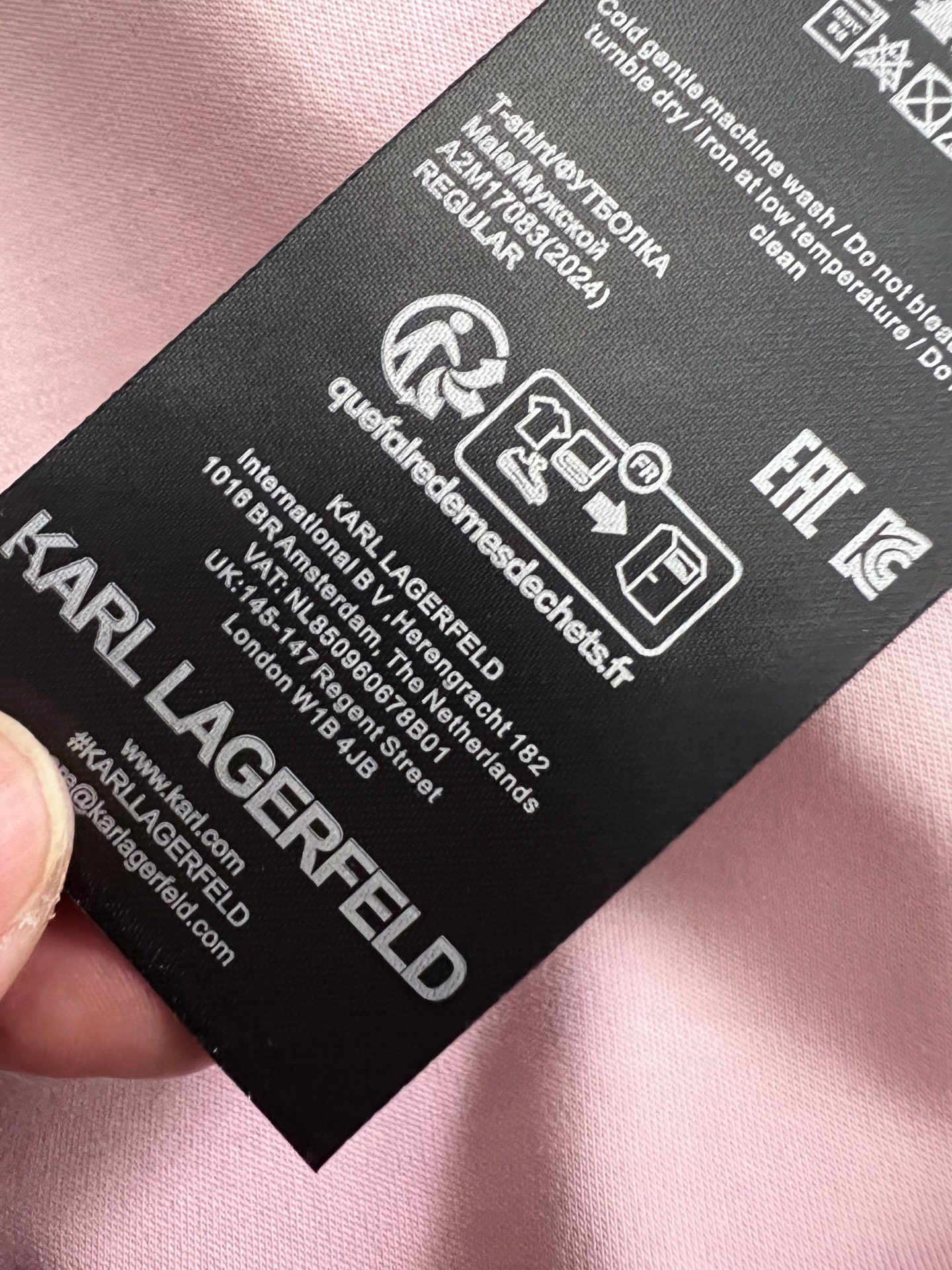 ）Karl*2026独家·新品T恤！美国杜邦公司所罗纳面料黑科技）爆款现货春夏短袖，简约基础衣橱神器， 