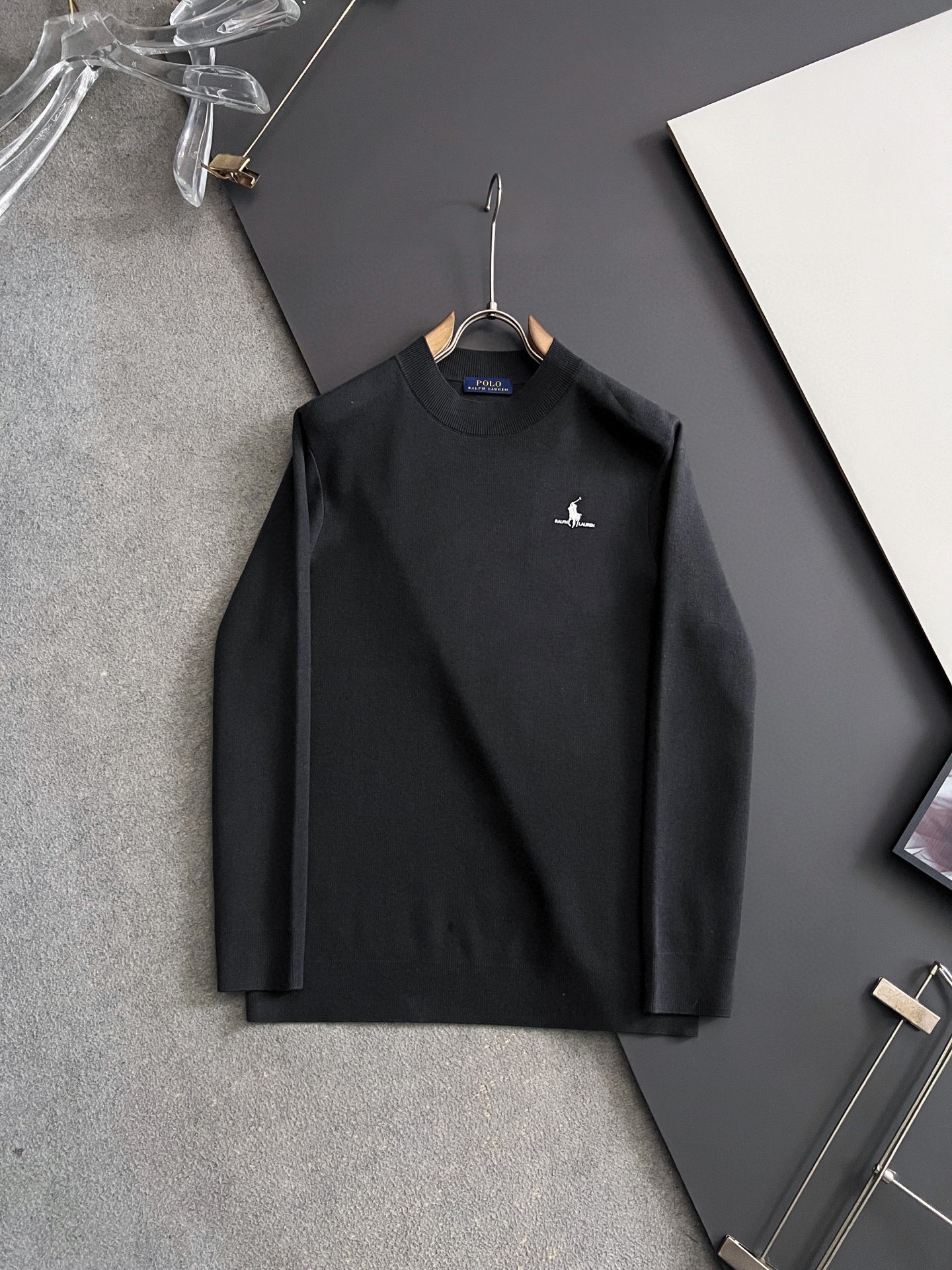）拉夫劳伦Polo*🌟爆款打底衫70%羊毛30%桑蚕丝高密针织毛衣，天丝羊毛贴身亲肤触感一点也不会扎身，