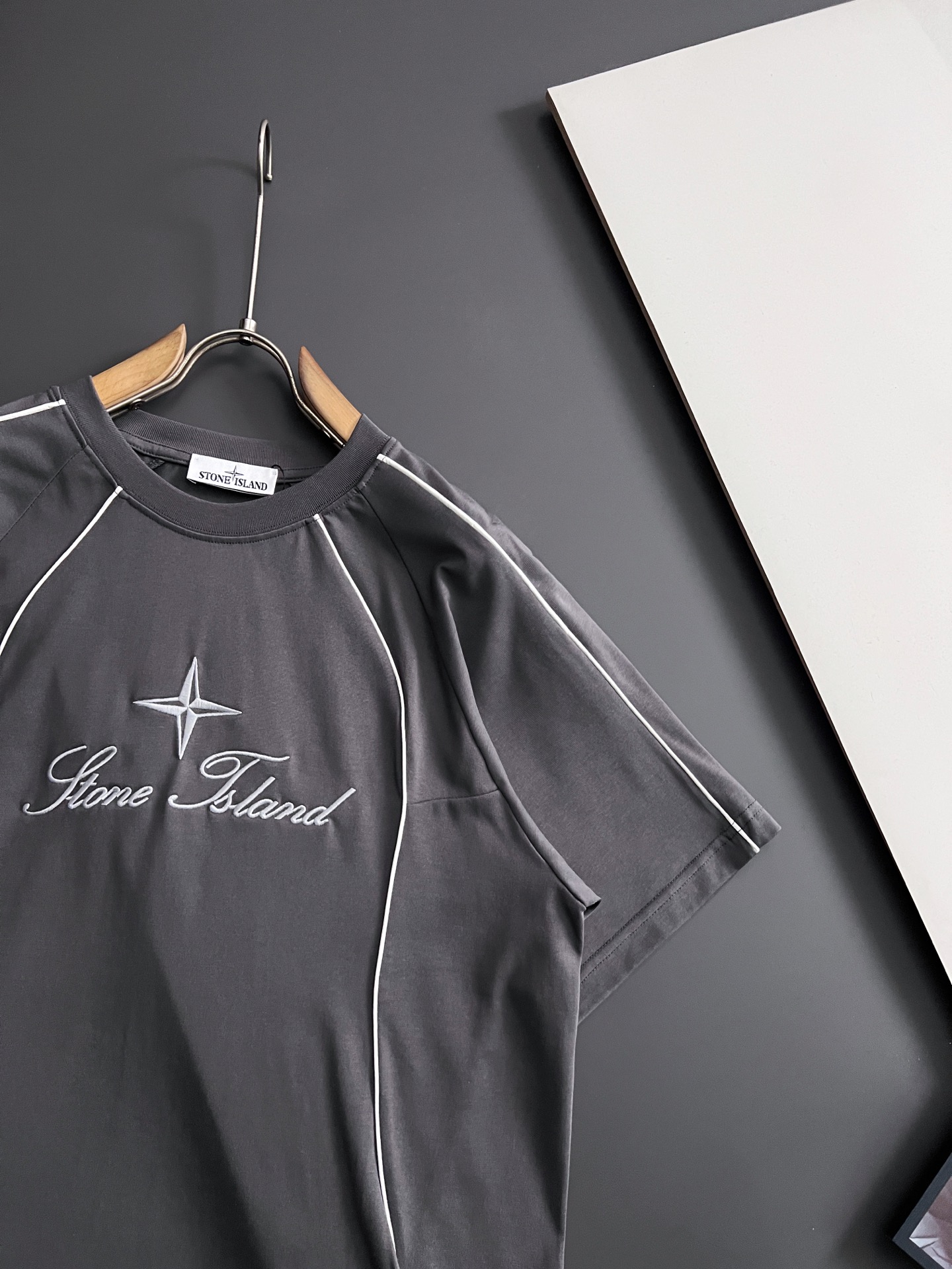 ）石头岛*2026Ss最新工艺短袖260g纯棉双纱爆款现货春夏短袖，简约基础衣橱神器， 休闲百搭必备款）