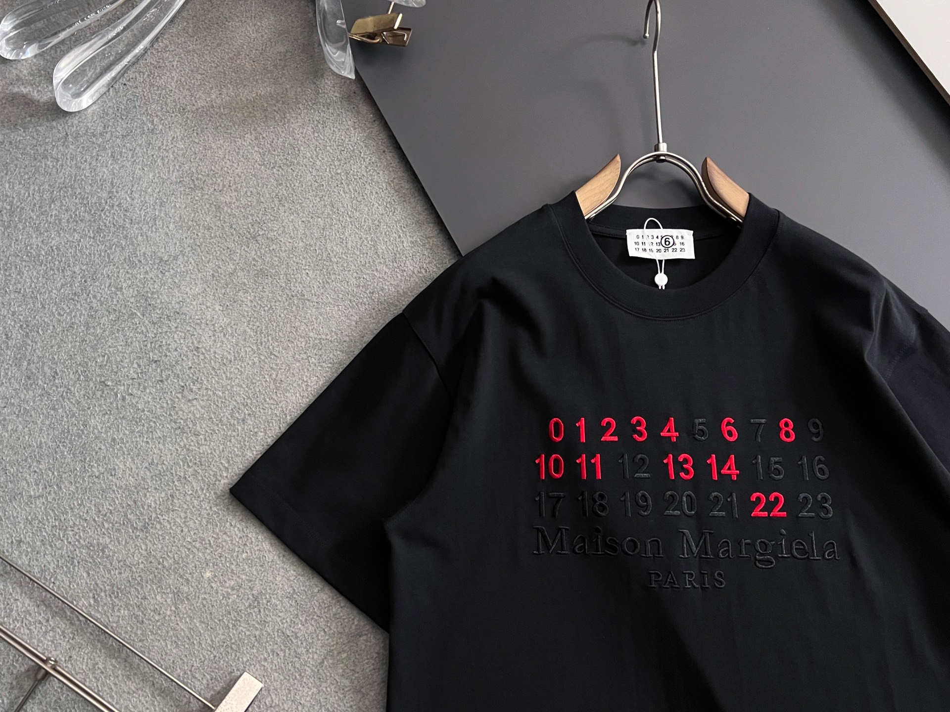 ）MM6*2026Ss最新工艺短袖260g纯棉双纱爆款现货春夏短袖，简约基础衣橱神器， 休闲百搭必备款）