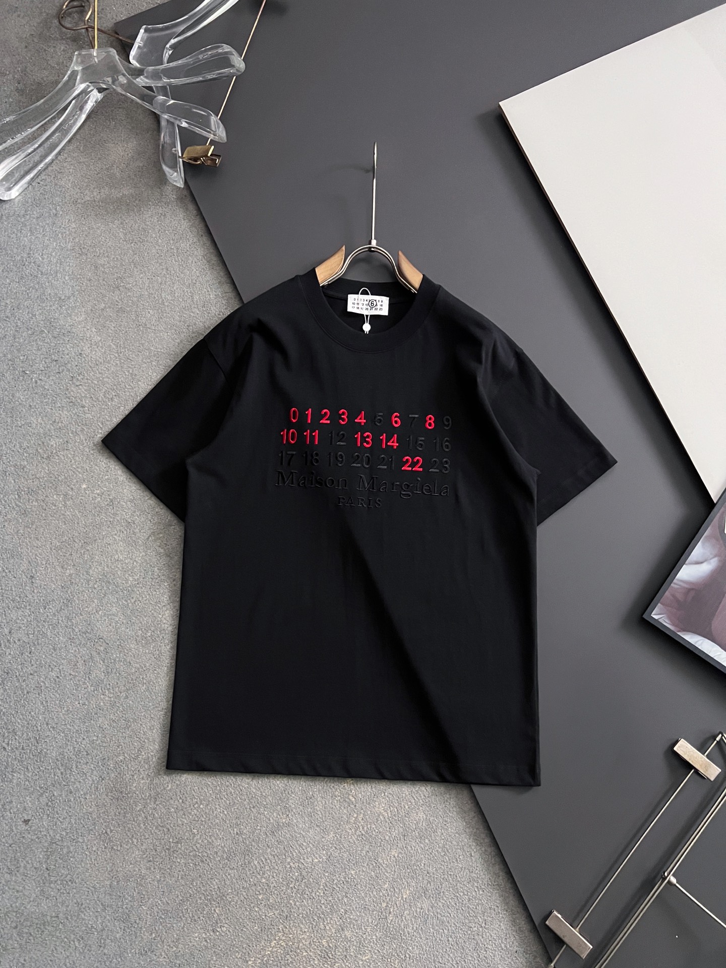 ）MM6*2026Ss最新工艺短袖260g纯棉双纱爆款现货春夏短袖，简约基础衣橱神器， 休闲百搭必备款）