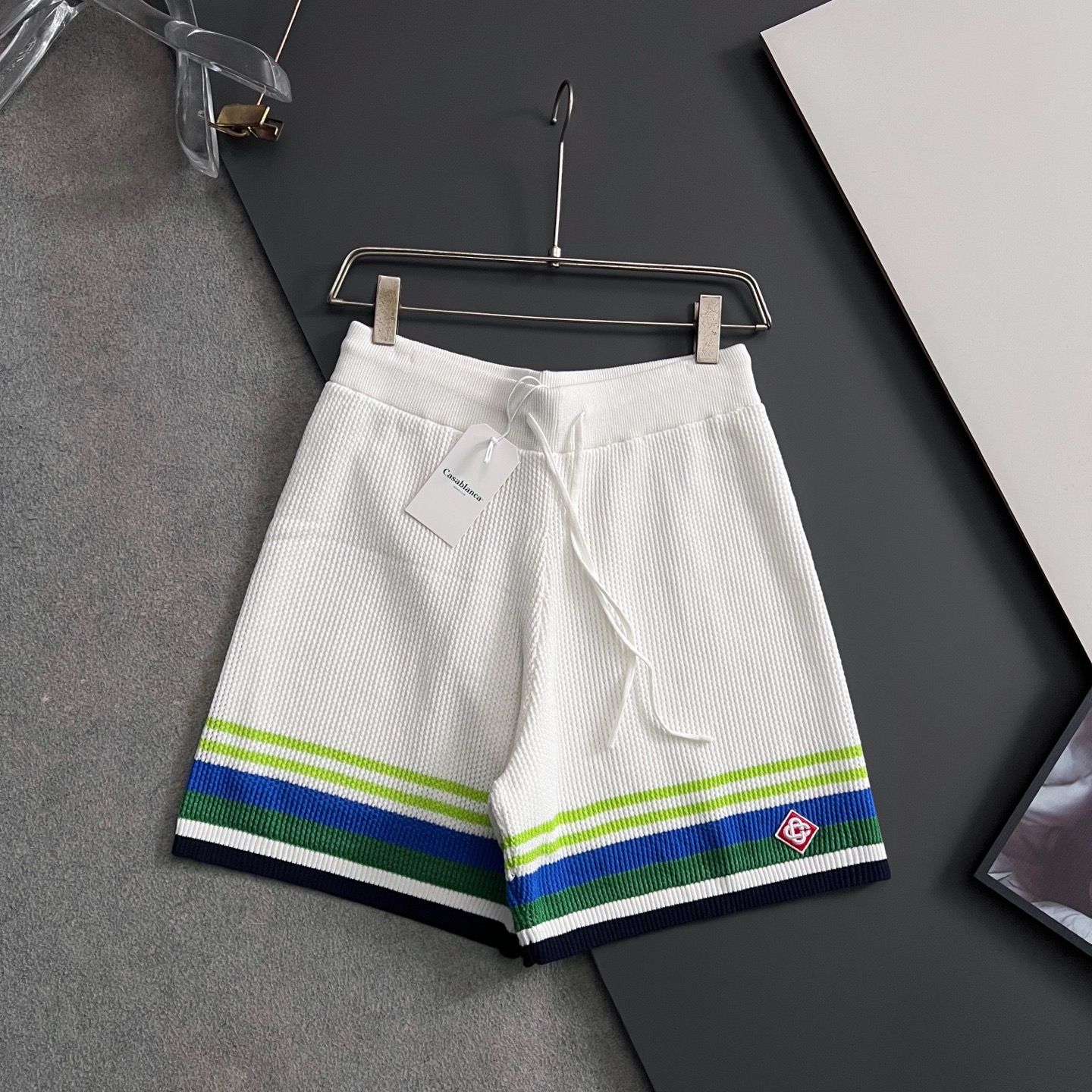 ）Casablanc*品质元单、 2026Ss春夏秀场系列针织套装🔥本款选用运动风尼龙网眼面料打造，设计