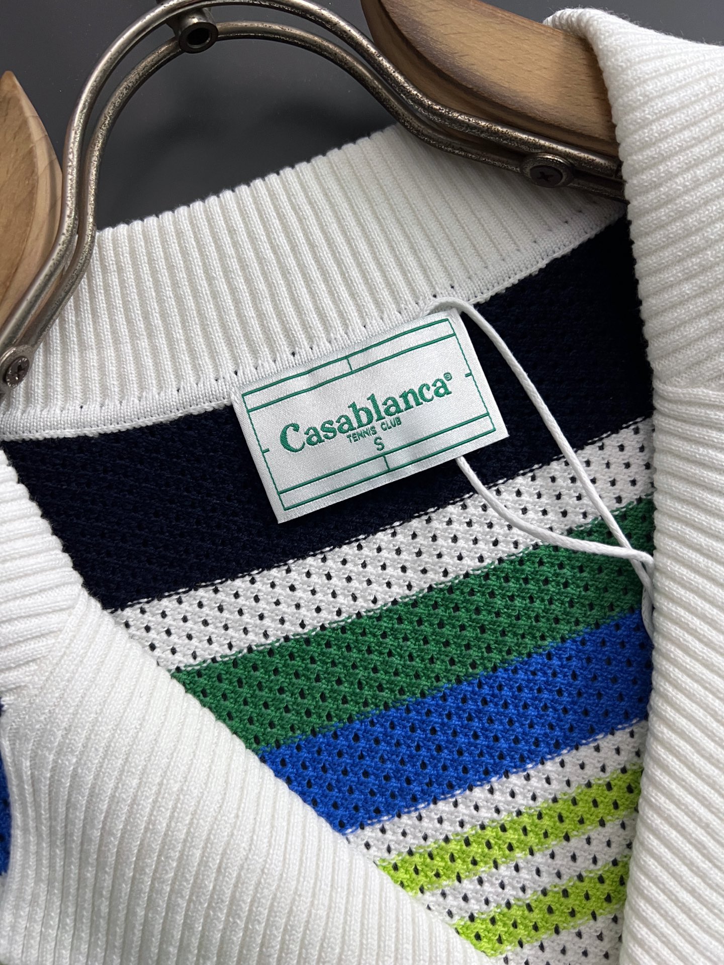 ）Casablanc*品质元单、 2026Ss春夏秀场系列针织套装🔥本款选用运动风尼龙网眼面料打造，设计