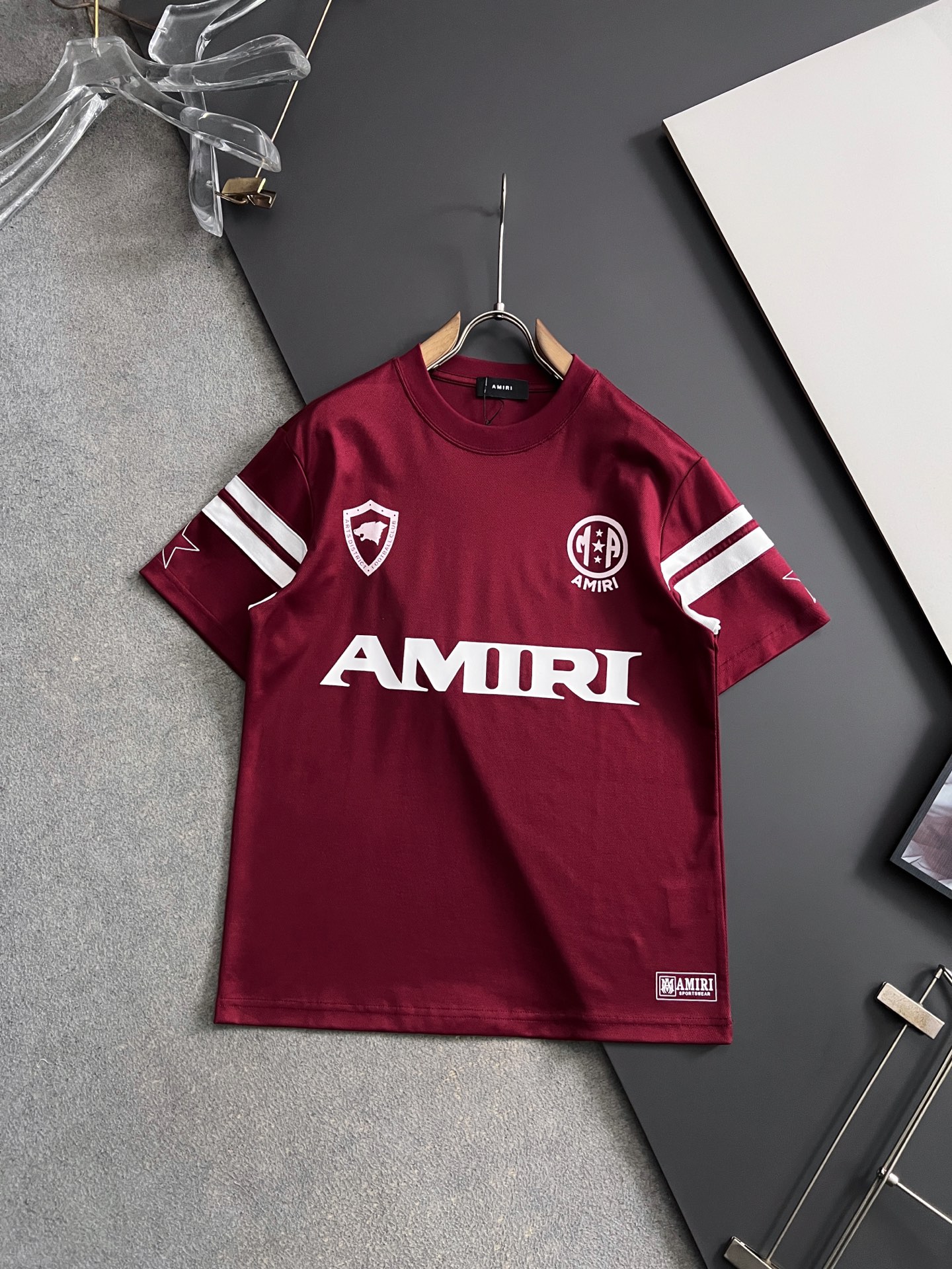 ）Amiri*2026独家·新品T恤！美国杜邦公司所罗纳面料黑科技）爆款现货春夏短袖，简约基础衣橱神器，