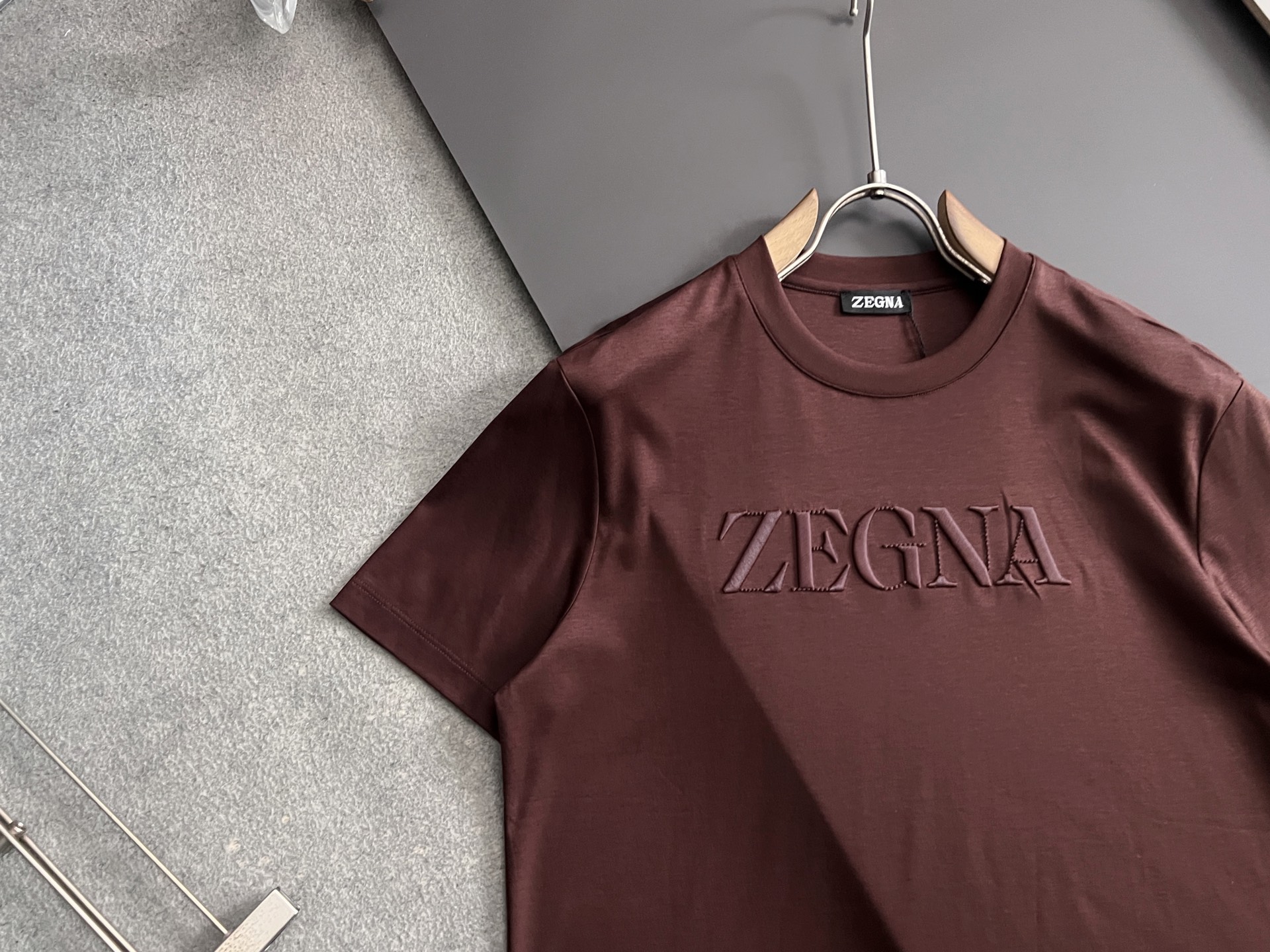 ）zegn*🌟双股丝光绝佳高品质进口牛奶丝T恤，渠道正品进口，定制丝光、特级面料，亲肤性绝佳，细节极致完
