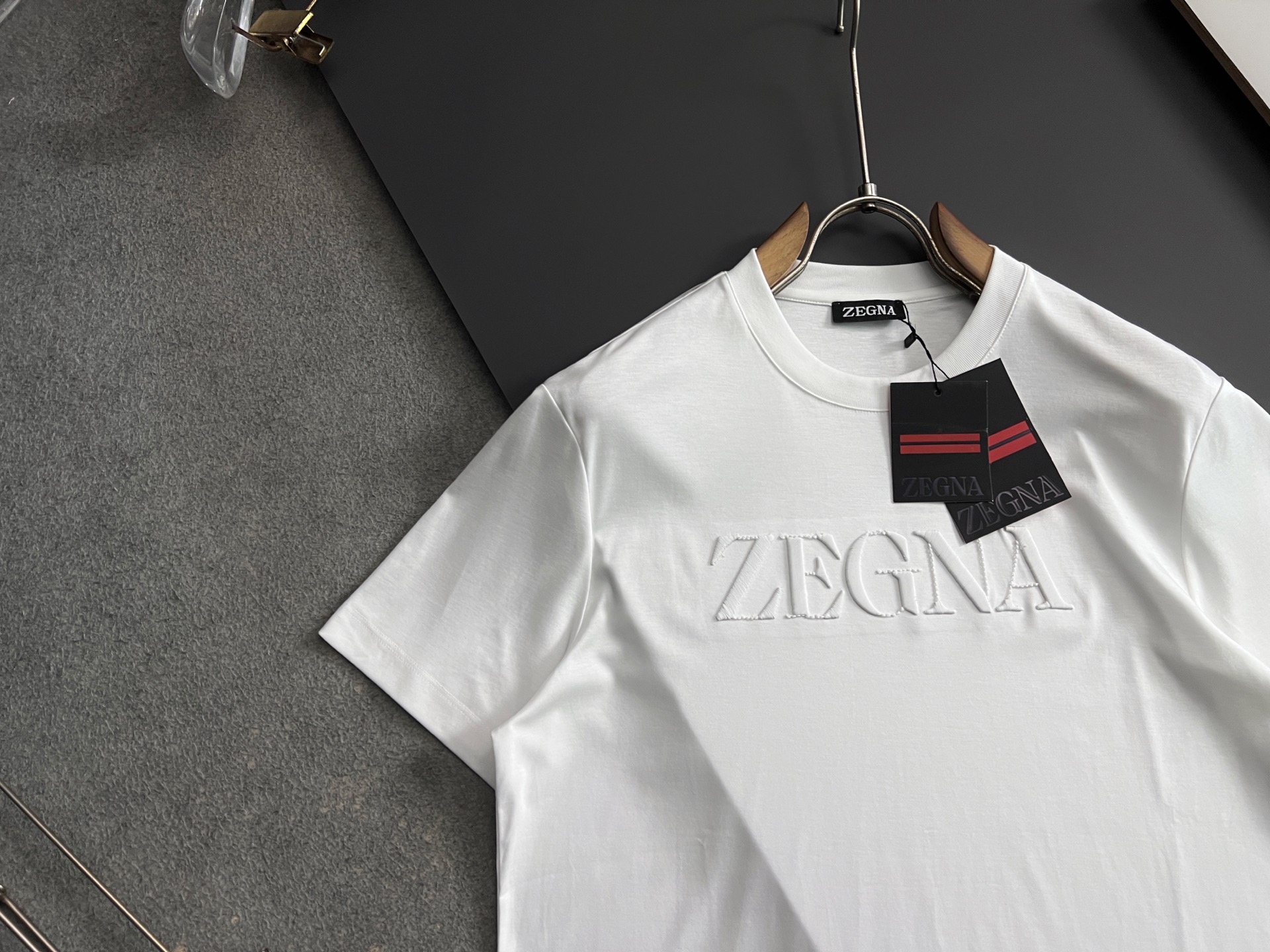 ）zegn*🌟双股丝光绝佳高品质进口牛奶丝T恤，渠道正品进口，定制丝光、特级面料，亲肤性绝佳，细节极致完