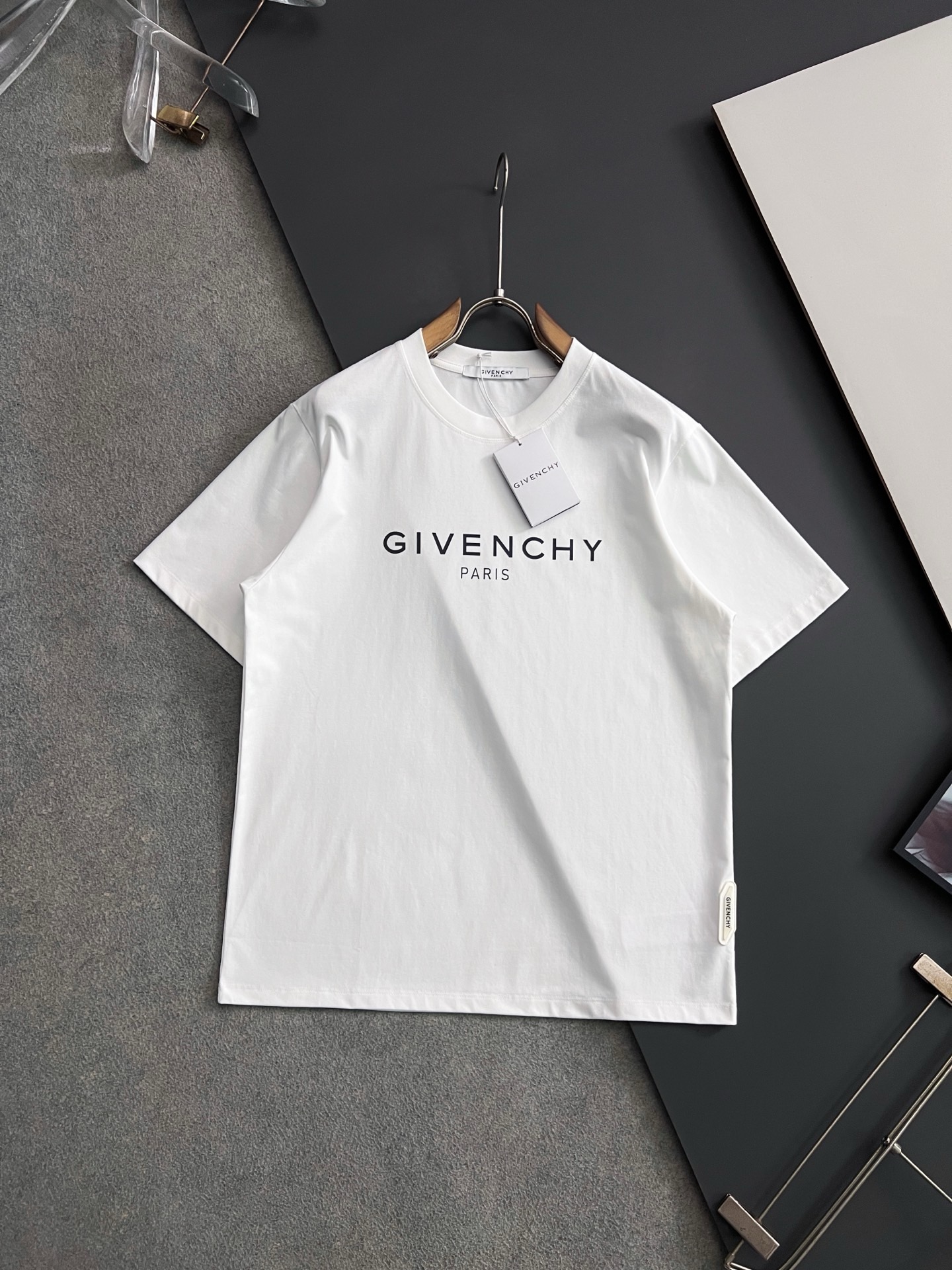 Givenchy White Logo T-Shirt