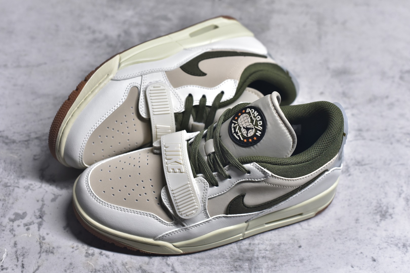 图片[7]-#Nike Air Jordan Legacy 312 Low “奶白橄榄绿东单”乔丹最强三合一混合版 原厂私磨 原厂纸板 原厂盒装 完美走线 进口头层皮 致力打造精致。IB8856 121 尺码：36-47（半）-选品中心