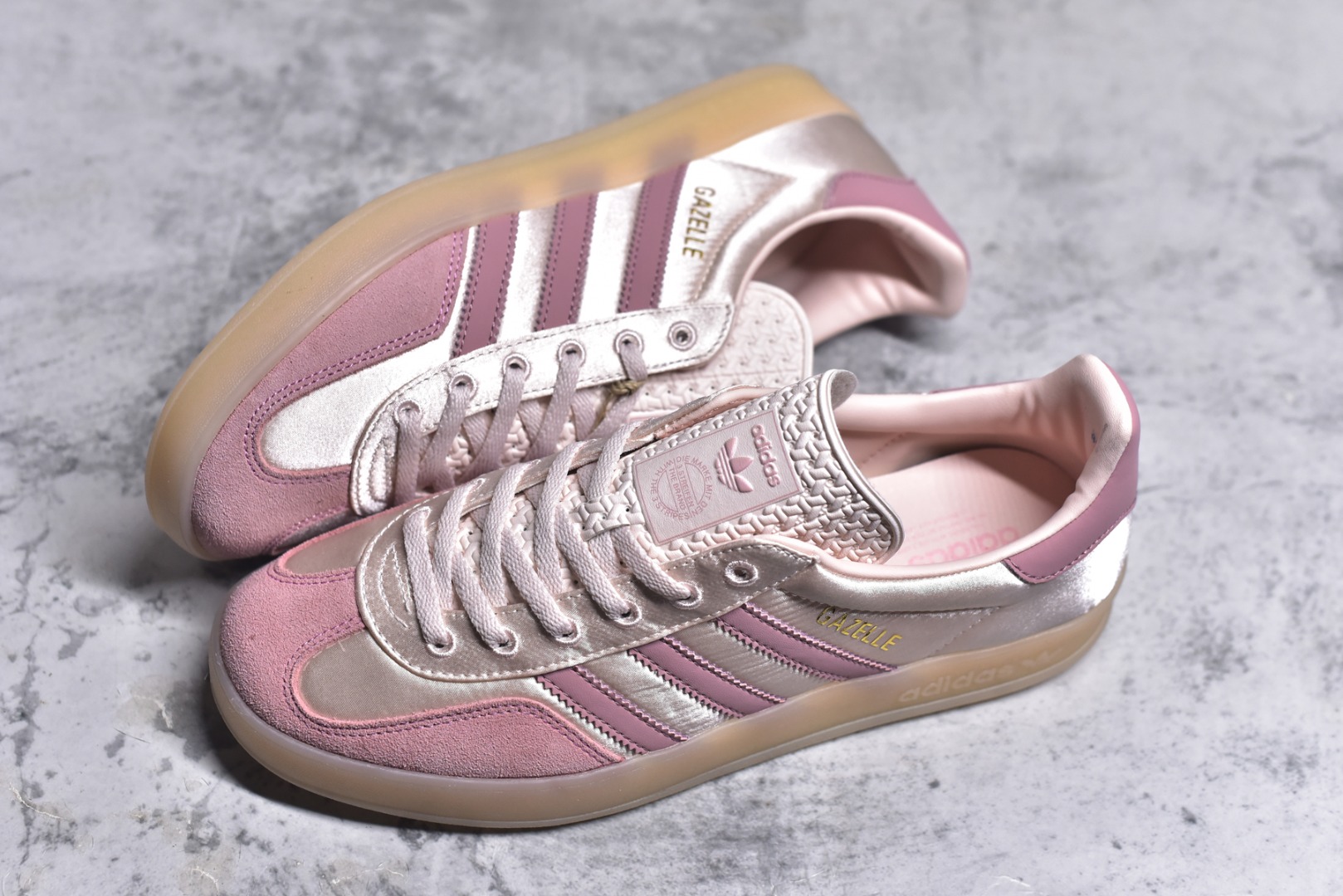 图片[7]-#AD Gazelle Indoor Trainers 羚羊内训系列低帮复古百搭休闲运动德训风板鞋 JI2709 90年代经典的复刻版！自60年代以足球训练鞋面世以来,Gazelle就以其经典设计席卷全球。1991年版本的复刻,再造经典Gazelle。采用皮革打造,搭配浊色细节,让这款经典更加简约。尺码：35.5-45-选品中心