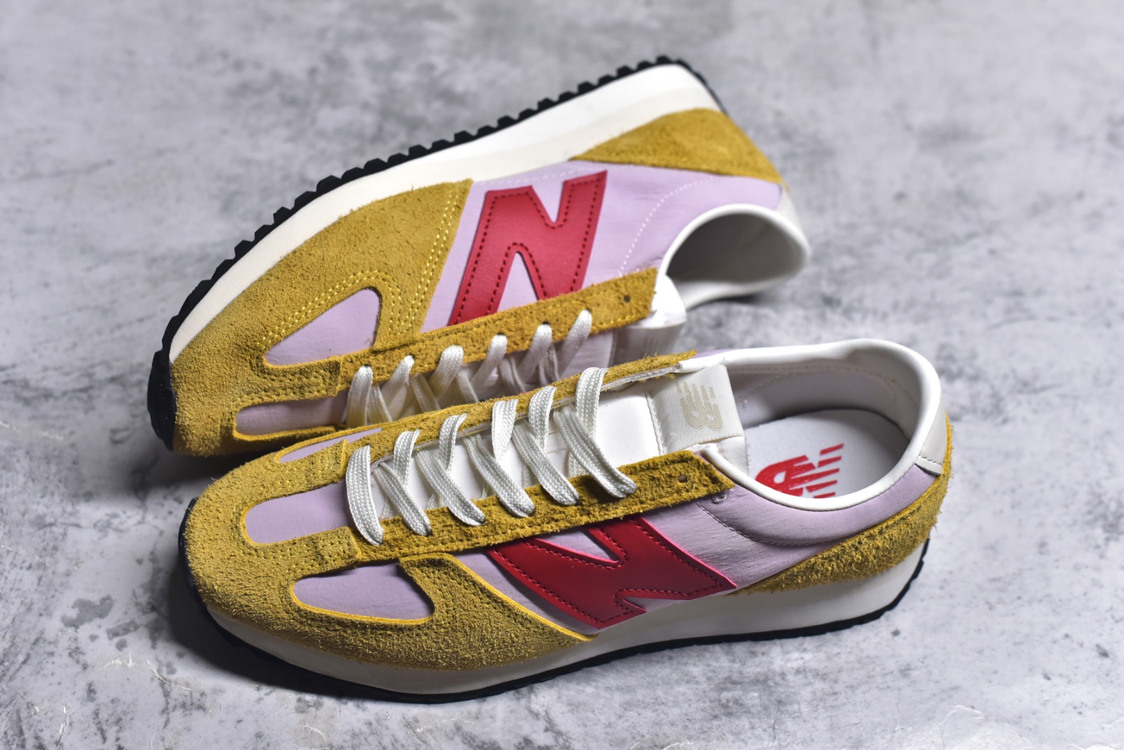 图片[7]-#New Balance NB 471系列 U471AC 黄红 小红书爆款 全新档案 独立私磨开发 正确色卡校准 长绒反毛材质一比一还原 头层N字标 后跟弧度一致 中底拉帮干净利索 尺码：36 37 37.5 38 38.5 39 40 40.5 41 42 42.5 43 44 45-选品中心