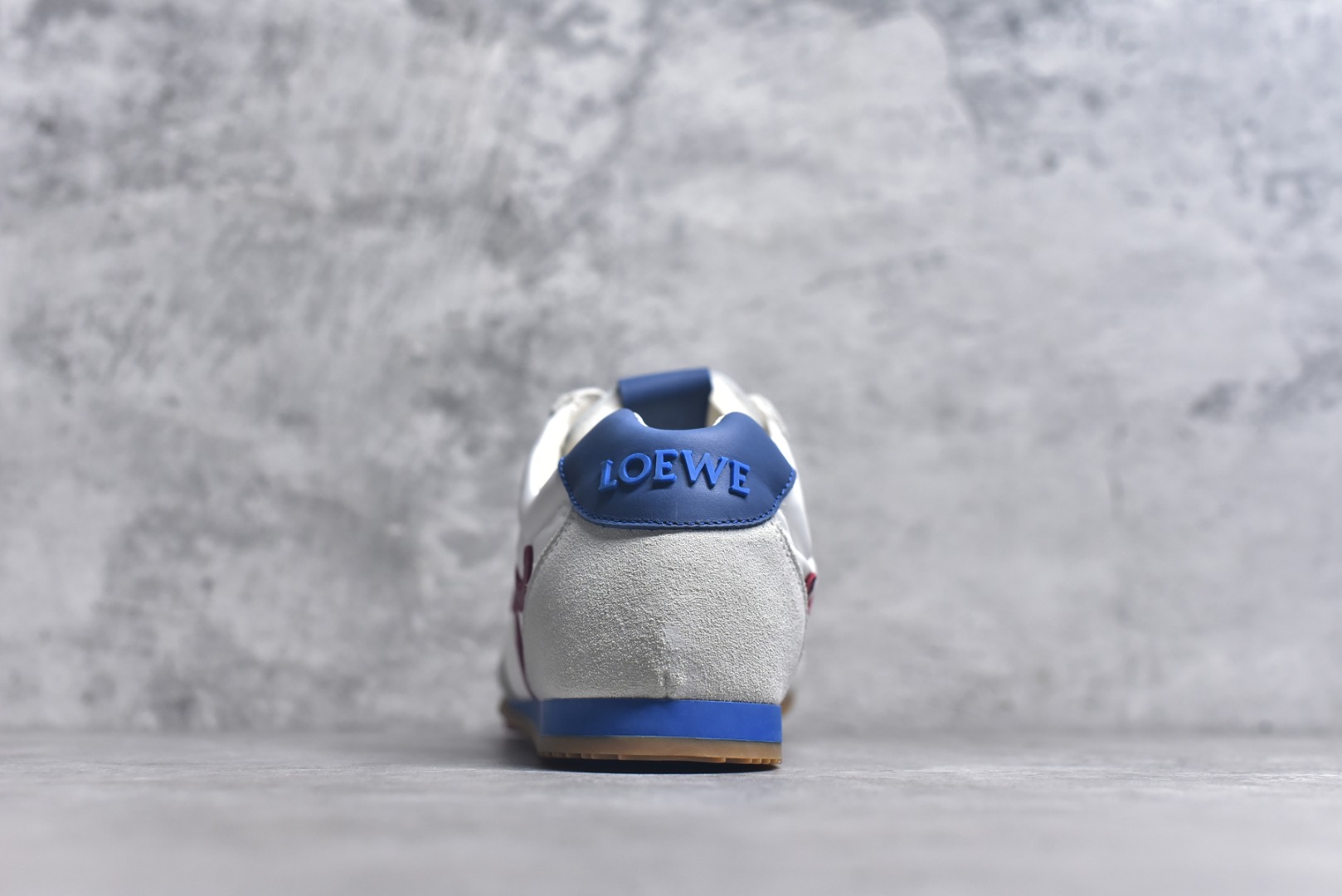 图片[5]-#LOEWE罗意威 Ballet Runner 2.0 尼龙牛皮革 圆头系带 白红蓝 尺码：35-44-选品中心