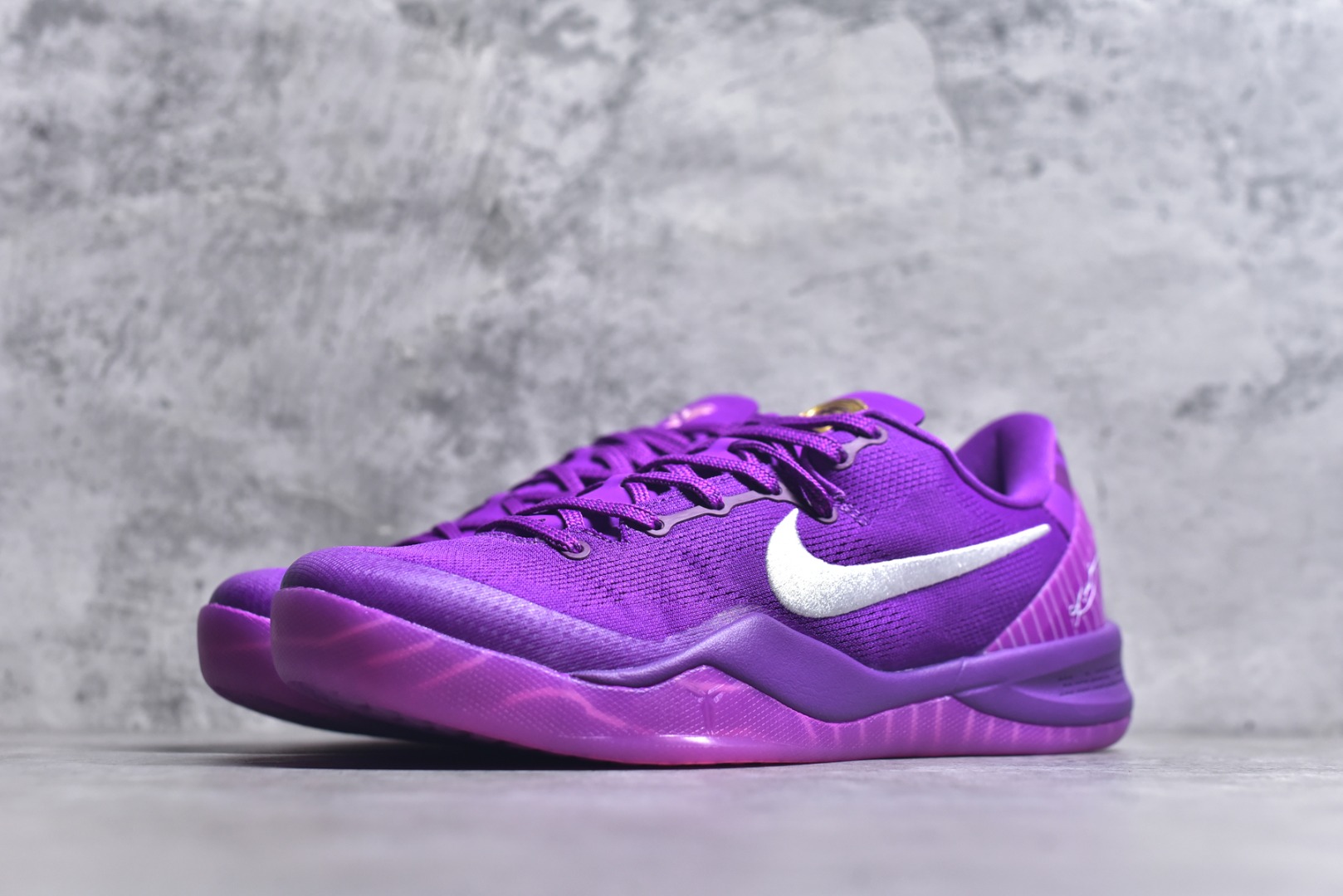 图片[2]-#NK Zoom Kobe 8 科比八代 Eybl 紫色 HJ7265-500 React 科技鞋垫加持 实战配置直接拉满 原楦纸板开发 鞋身流线型、后跟塑形 区分土肥圆 原厂针织鞋面一针一线匹配原版 全身鞋材卡料色独家定制 唯一万针立体刺绣SWOOSH 真实底模最大48.5 实战利器 专供海外市场 尺码：40 40.5 41 42 42.5 43 44 44.5 45 46 47.5 48.5 （脚宽、脚胖 建议买大半码）-选品中心