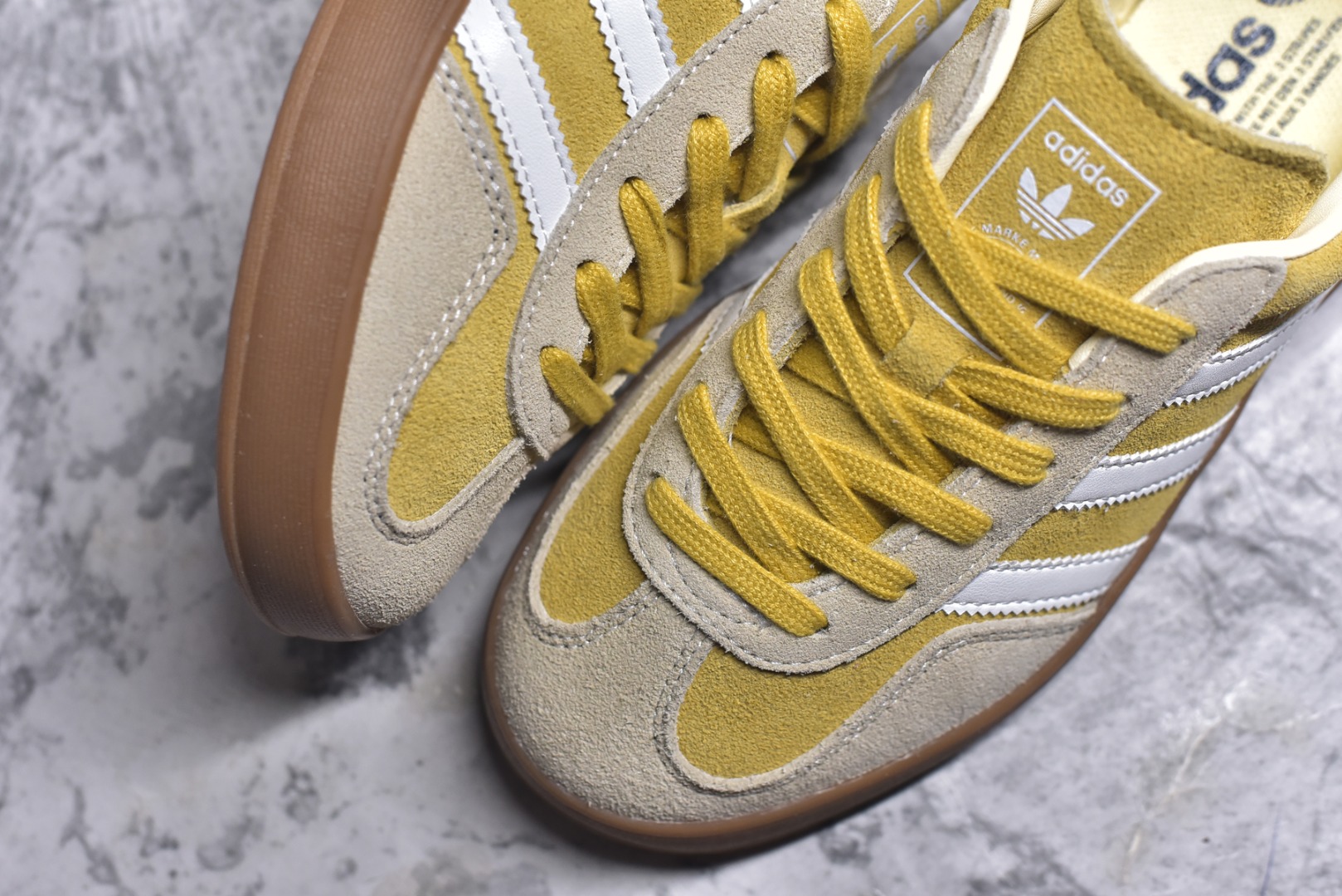 图片[8]-#AD Gazelle Indoor Trainers 羚羊内训系列低帮复古百搭休闲运动德训风板鞋 JI3523 90年代经典的复刻版！自60年代以足球训练鞋面世以来,Gazelle就以其经典设计席卷全球。1991年版本的复刻,再造经典Gazelle。采用皮革打造,搭配浊色细节,让这款经典更加简约。尺码：35.5-45-选品中心