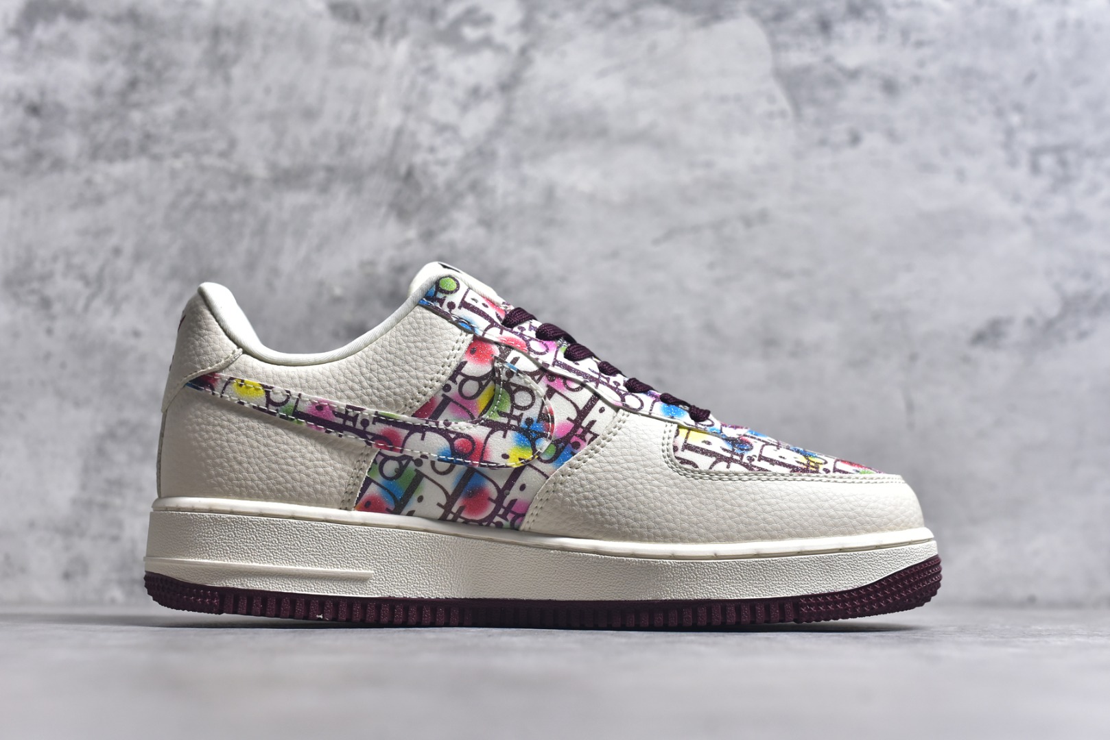 图片[3]-#Nike Air Force 1\’07 Low 迪奥联名 彩色插花 空军一号低帮休闲板鞋 DF0188-063 #原楦头原纸板 原装鞋盒 定制五金配件 内置全掌气垫 原厂鞋底 尺码：36 36.5 37.5 38 38.5 39 40 40.5 41 42 42.5 43 44 44.5 45 9.D4-选品中心