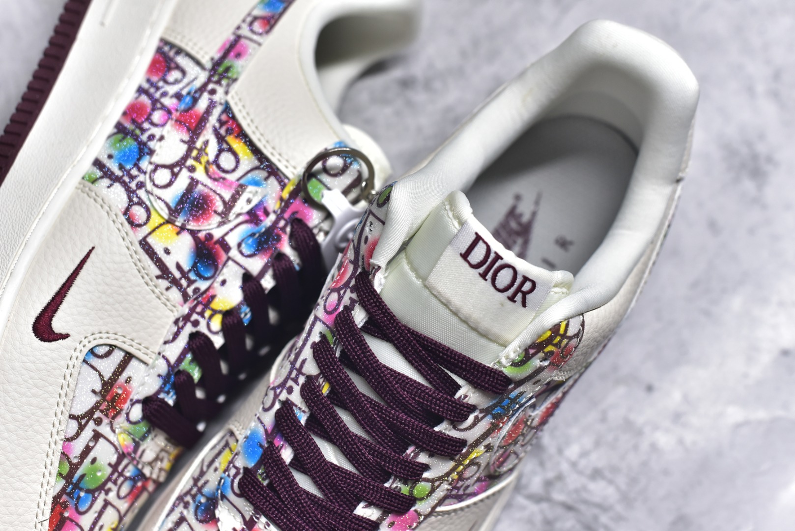 图片[9]-#Nike Air Force 1\’07 Low 迪奥联名 彩色插花 空军一号低帮休闲板鞋 DF0188-063 #原楦头原纸板 原装鞋盒 定制五金配件 内置全掌气垫 原厂鞋底 尺码：36 36.5 37.5 38 38.5 39 40 40.5 41 42 42.5 43 44 44.5 45 9.D4-选品中心