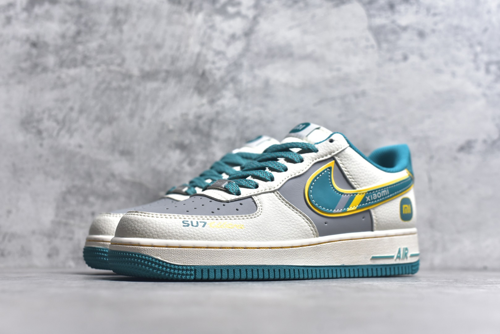 图片[2]-#Nike Air Force 1 \’07 Low 小米联名 海湾蓝 空军一号低帮休闲板鞋 SS1168-208 #原楦头原纸板 原装鞋盒 定制五金配件 内置全掌气垫 原厂鞋底 尺码：36 36.5 37.5 38 38.5 39 40 40.5 41 42 42.5 43 44 44.5 45 9.D4-选品中心