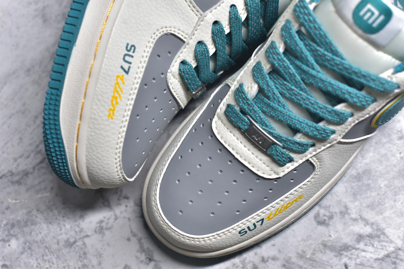 图片[8]-#Nike Air Force 1 \’07 Low 小米联名 海湾蓝 空军一号低帮休闲板鞋 SS1168-208 #原楦头原纸板 原装鞋盒 定制五金配件 内置全掌气垫 原厂鞋底 尺码：36 36.5 37.5 38 38.5 39 40 40.5 41 42 42.5 43 44 44.5 45 9.D4-选品中心