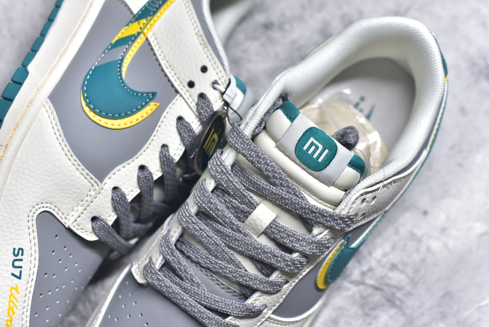 图片[9]-#Nike SB Dunk Low 小米联名 海湾蓝 周年高端定制 低帮休闲板鞋 SS1168-207 #定制鞋盒 大厂纯原品质出货 超高清洁度 皮料切割干净无任何毛边 细节完美 尺码：36 36.5 37.5 38 36.5 39 40 40.5 41 42 42.5 43 44 44.5 45 9.E5-选品中心