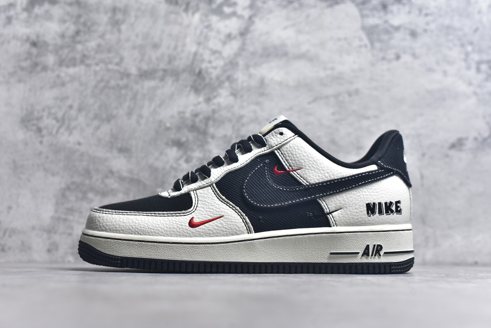 #Nike Air Force 1\’07 Low 黑白三小勾 空军一号低帮休闲板鞋 SC9207-537 #原楦头原纸板 原装鞋盒 定制五金配件 内置全掌气垫 原厂鞋底 尺码：36 36.5 37.5 38 38.5 39 40 40.5 41 42 42.5 43 44 44.5 45 9.D4-选品中心
