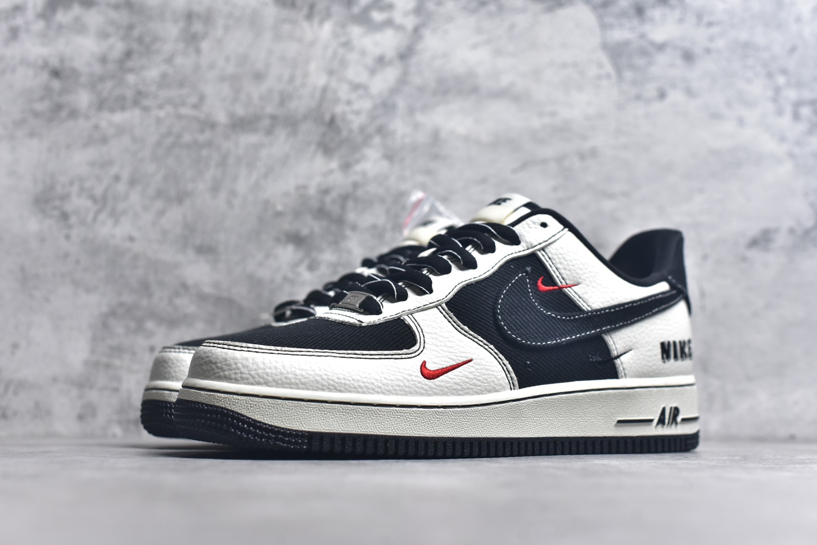 图片[2]-#Nike Air Force 1\’07 Low 黑白三小勾 空军一号低帮休闲板鞋 SC9207-537 #原楦头原纸板 原装鞋盒 定制五金配件 内置全掌气垫 原厂鞋底 尺码：36 36.5 37.5 38 38.5 39 40 40.5 41 42 42.5 43 44 44.5 45 9.D4-选品中心