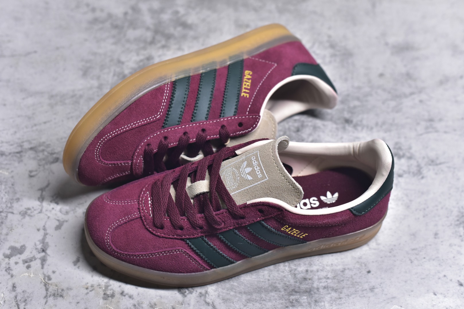 图片[7]-#AD Gazelle Indoor Trainers 羚羊内训系列低帮复古百搭休闲运动德训风板鞋 JH5403 90年代经典的复刻版！自60年代以足球训练鞋面世以来,Gazelle就以其经典设计席卷全球。1991年版本的复刻,再造经典Gazelle。采用皮革打造,搭配浊色细节,让这款经典更加简约。尺码：35.5-45-选品中心