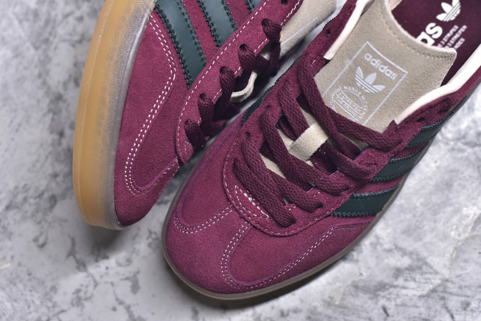 图片[8]-#AD Gazelle Indoor Trainers 羚羊内训系列低帮复古百搭休闲运动德训风板鞋 JH5403 90年代经典的复刻版！自60年代以足球训练鞋面世以来,Gazelle就以其经典设计席卷全球。1991年版本的复刻,再造经典Gazelle。采用皮革打造,搭配浊色细节,让这款经典更加简约。尺码：35.5-45-选品中心