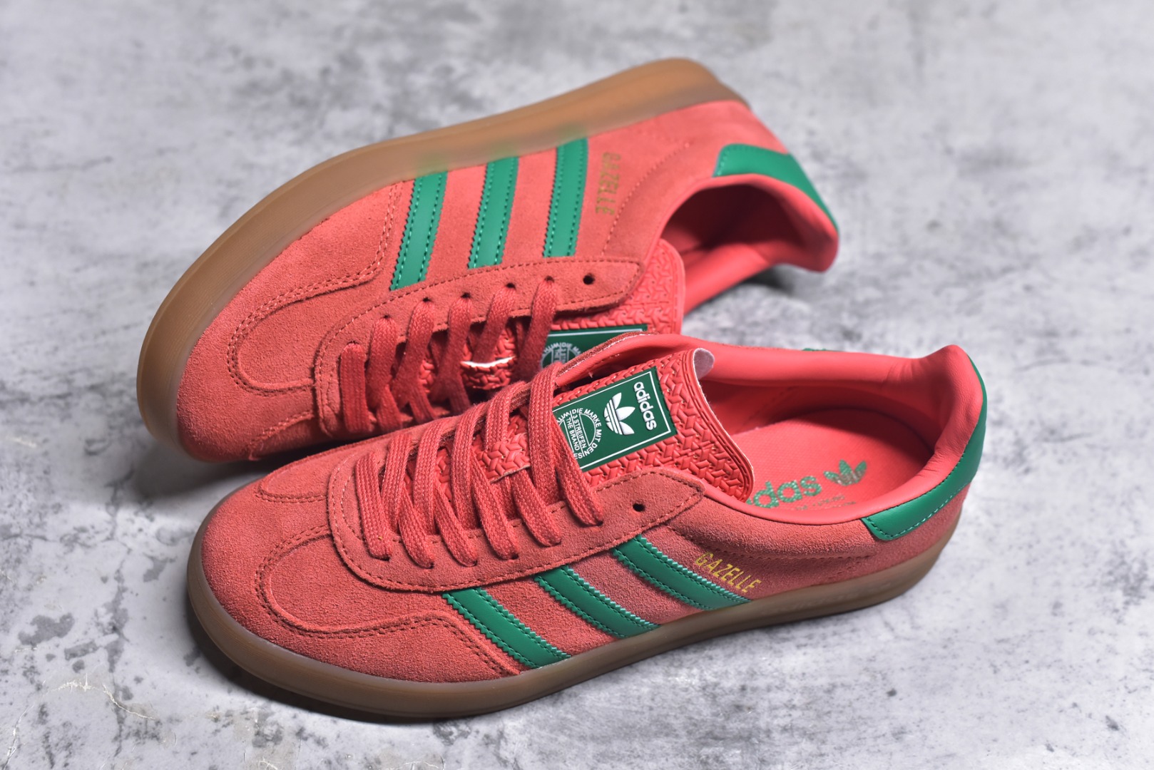 图片[7]-#AD Gazelle Indoor Trainers 羚羊内训系列低帮复古百搭休闲运动德训风板鞋 JH5407 90年代经典的复刻版！自60年代以足球训练鞋面世以来,Gazelle就以其经典设计席卷全球。1991年版本的复刻,再造经典Gazelle。采用皮革打造,搭配浊色细节,让这款经典更加简约。尺码：36 36⅔ 37⅓ 38 38⅔ 39⅓ 40 40⅔ 41⅓ 42 42⅔ 43⅓ 44⅓ 44⅔ 45-选品中心