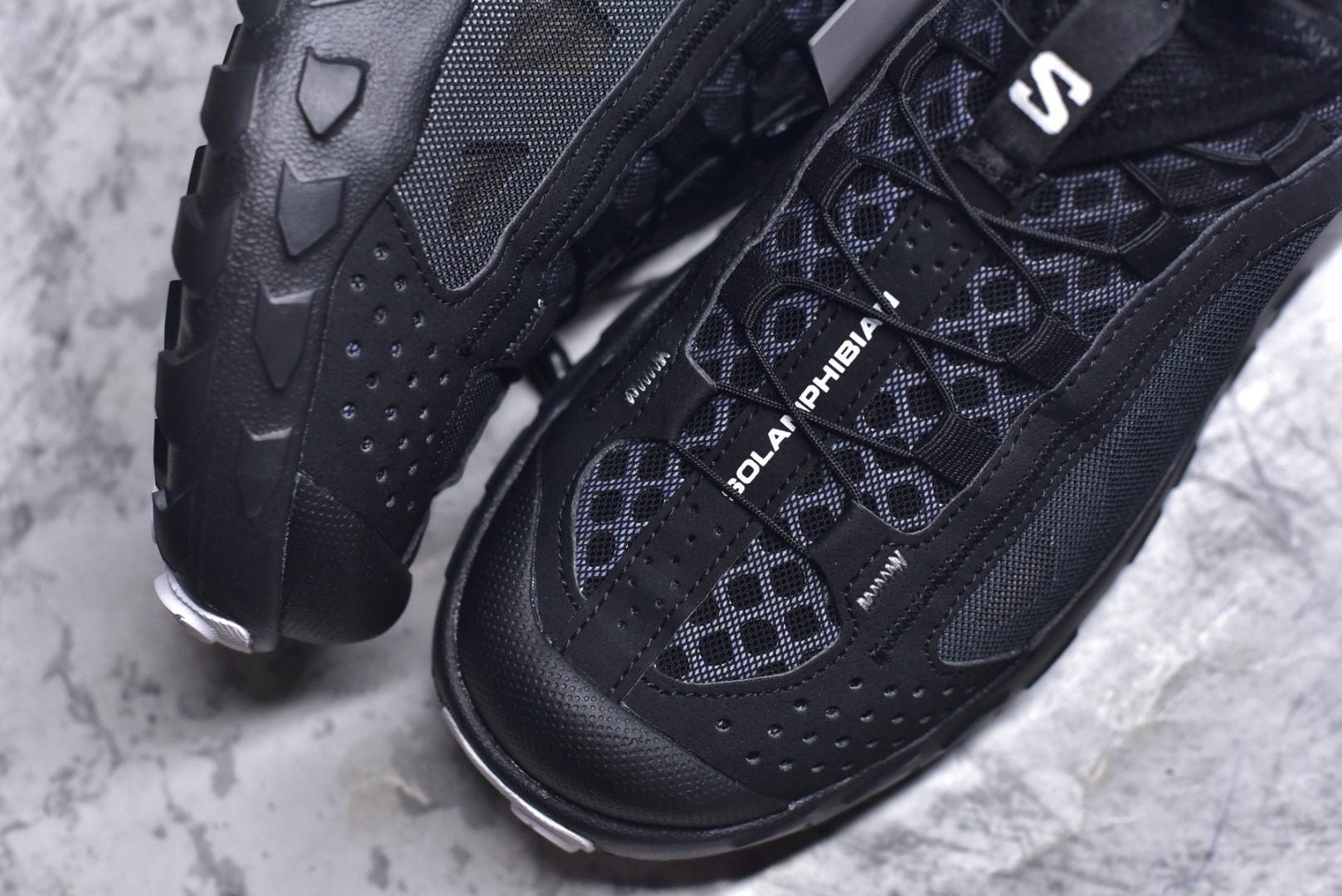 图片[8]-#SALOMON萨洛蒙 SOLAMPHIBIAN 时尚潮流百搭舒适 轮胎鞋 水陆两栖 低帮 户外功能鞋 男女款 黑色478148 尺码：36-46-选品中心