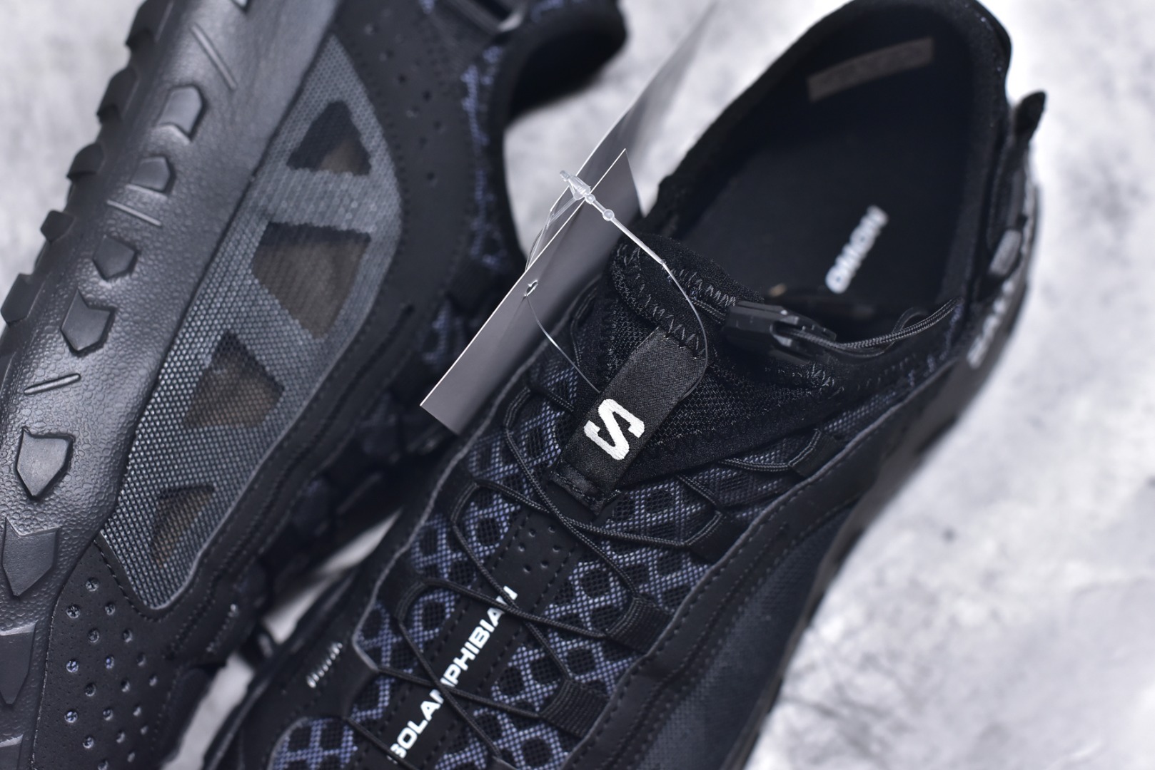 图片[9]-#SALOMON萨洛蒙 SOLAMPHIBIAN 时尚潮流百搭舒适 轮胎鞋 水陆两栖 低帮 户外功能鞋 男女款 黑色478148 尺码：36-46-选品中心