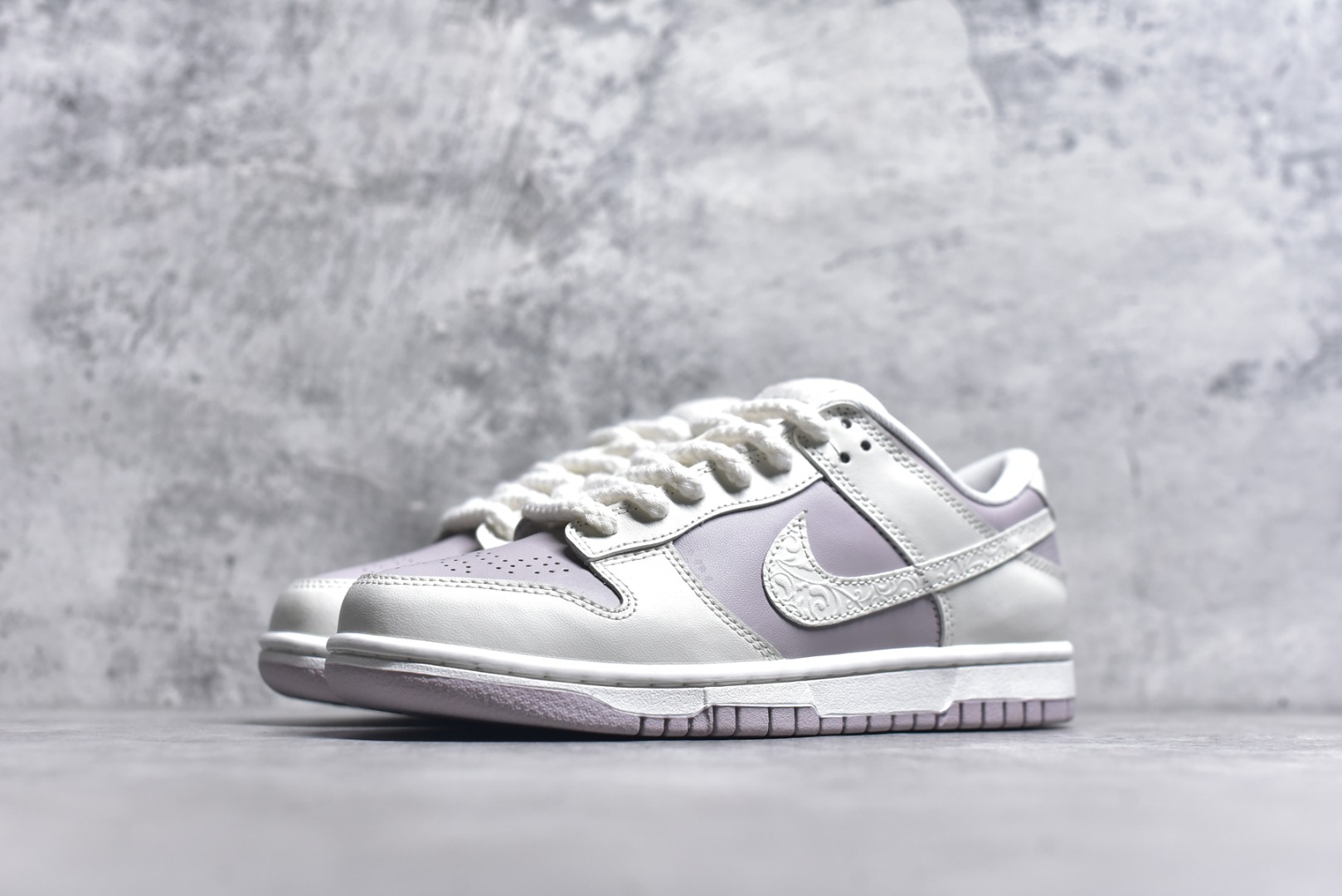 图片[2]-#Nike SB Dunk Low 白淡紫浮雕 低帮休闲板鞋 IH0639-011 尺码：35.5 36 36.5 37.5 38 38.5 39 40 9.E5-选品中心