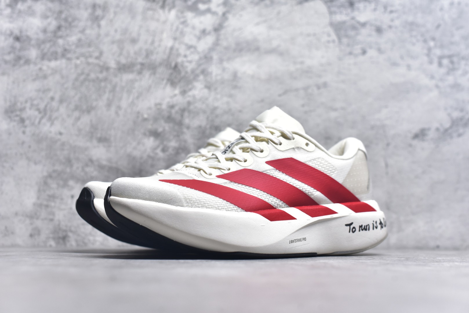 图片[2]-#阿迪达斯 AD Adizero Eva SL M 运动舒适防滑耐磨 低帮跑步鞋 阿迪达斯革新力作!「破纪录轻跑鞋」adiZero Adios Pro EVO 极致轻盈的Lightweight Upper设计,带来近乎裸足的舒适体验。中底采用尖端科技，Lightstrike Pro材料经过精细调校，实现卓越缓震与轻量化的完美结合。 尺码：36-45-选品中心