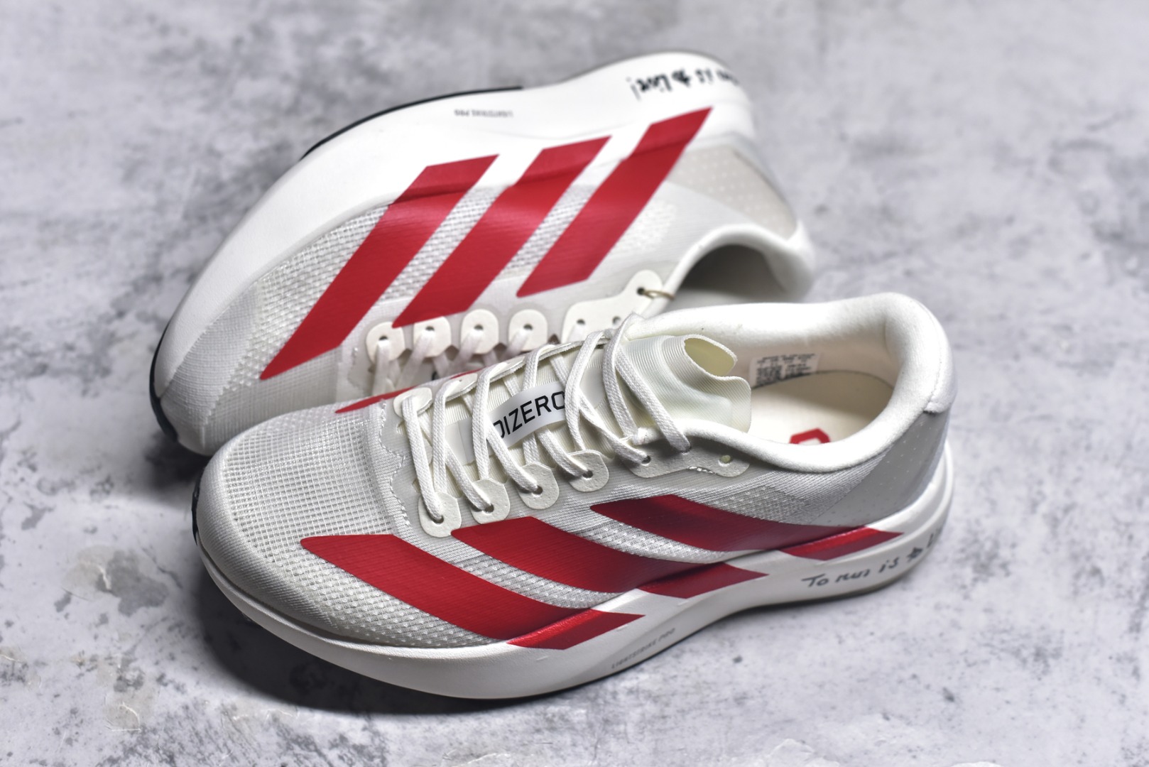 图片[7]-#阿迪达斯 AD Adizero Eva SL M 运动舒适防滑耐磨 低帮跑步鞋 阿迪达斯革新力作!「破纪录轻跑鞋」adiZero Adios Pro EVO 极致轻盈的Lightweight Upper设计,带来近乎裸足的舒适体验。中底采用尖端科技，Lightstrike Pro材料经过精细调校，实现卓越缓震与轻量化的完美结合。 尺码：36-45-选品中心