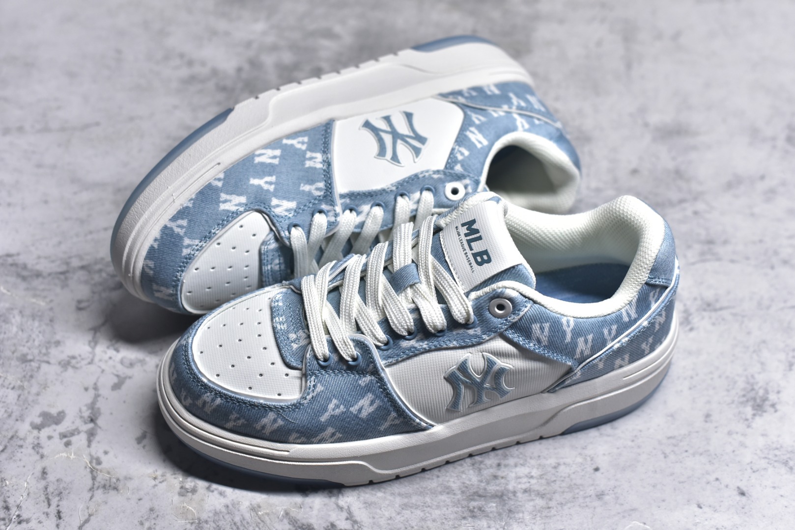 图片[7]-#NY MLB Chunky Liner Embo Monogram 纽约洋基队 增高厚底休闲跑鞋 3ASXV015N50BLS 尺码：35 36 36.5 37.5 38 38.5 39 40 40.5 41 42 42.5 43 44 44.5 45 3.C3-选品中心