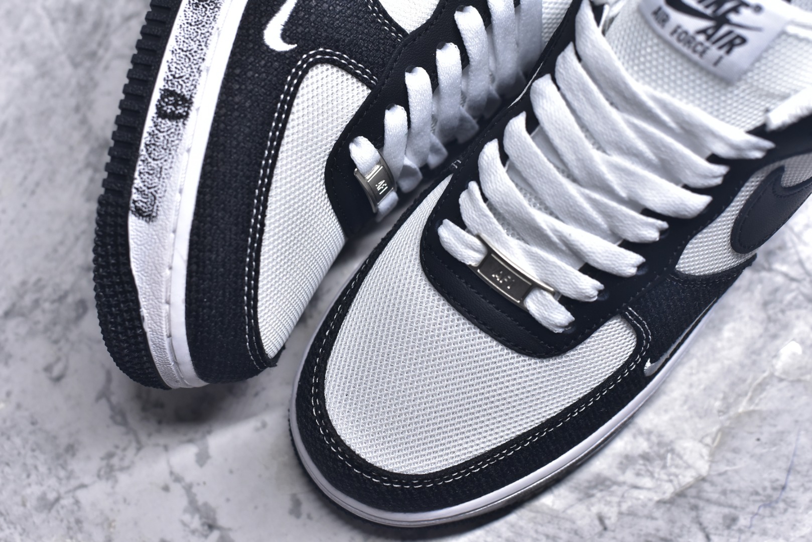 图片[8]-#Nike Air Force 1\’07 Low 官方爆款定制 牛仔布小勾 空军一号低帮休闲板鞋 ZH0316-091 #定制皮料 原厂3D打印 定制鞋盒 原楦原纸板 纯正空军版型 内置全掌气垫 尺码：36 36.5 37.5 38 38.5 39 40 40.5 41 42 42.5 43 44 44.5 45 9.D4-选品中心