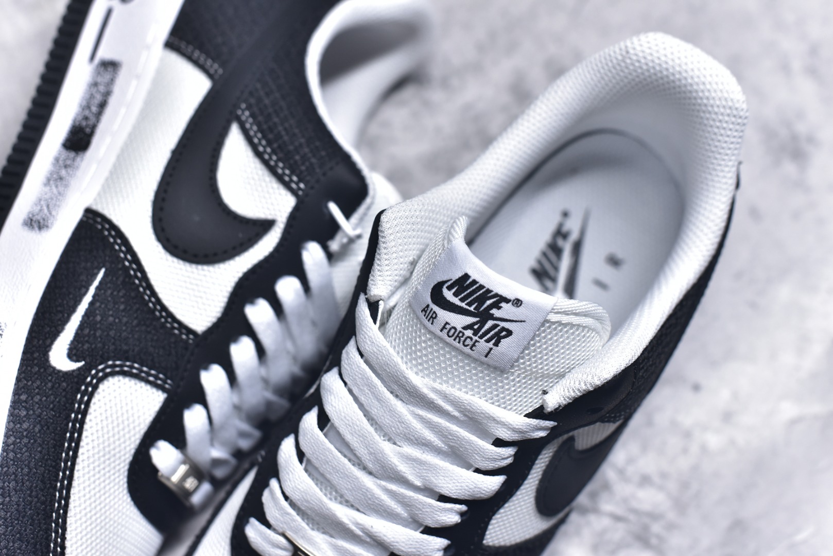 图片[9]-#Nike Air Force 1\’07 Low 官方爆款定制 牛仔布小勾 空军一号低帮休闲板鞋 ZH0316-091 #定制皮料 原厂3D打印 定制鞋盒 原楦原纸板 纯正空军版型 内置全掌气垫 尺码：36 36.5 37.5 38 38.5 39 40 40.5 41 42 42.5 43 44 44.5 45 9.D4-选品中心