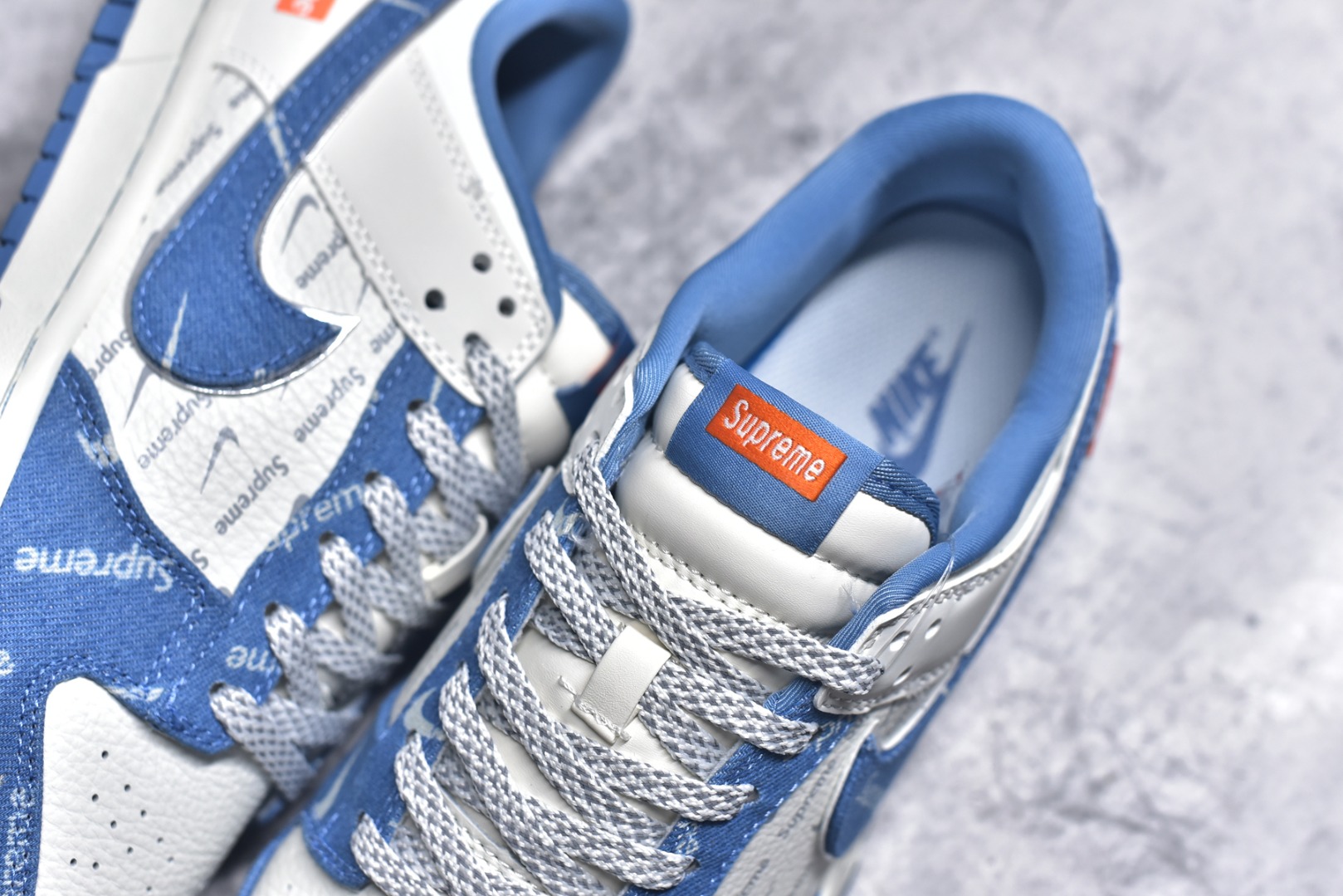 图片[9]-#Nike SB Dunk Low Sup联名 蓝牛仔 周年高端定制 低帮休闲板鞋 SC9207-416 #定制鞋盒 大厂纯原品质出货 超高清洁度 皮料切割干净无任何毛边 细节完美 尺码：36 36.5 37.5 38 36.5 39 40 40.5 41 42 42.5 43 44 44.5 45 9.E5-选品中心